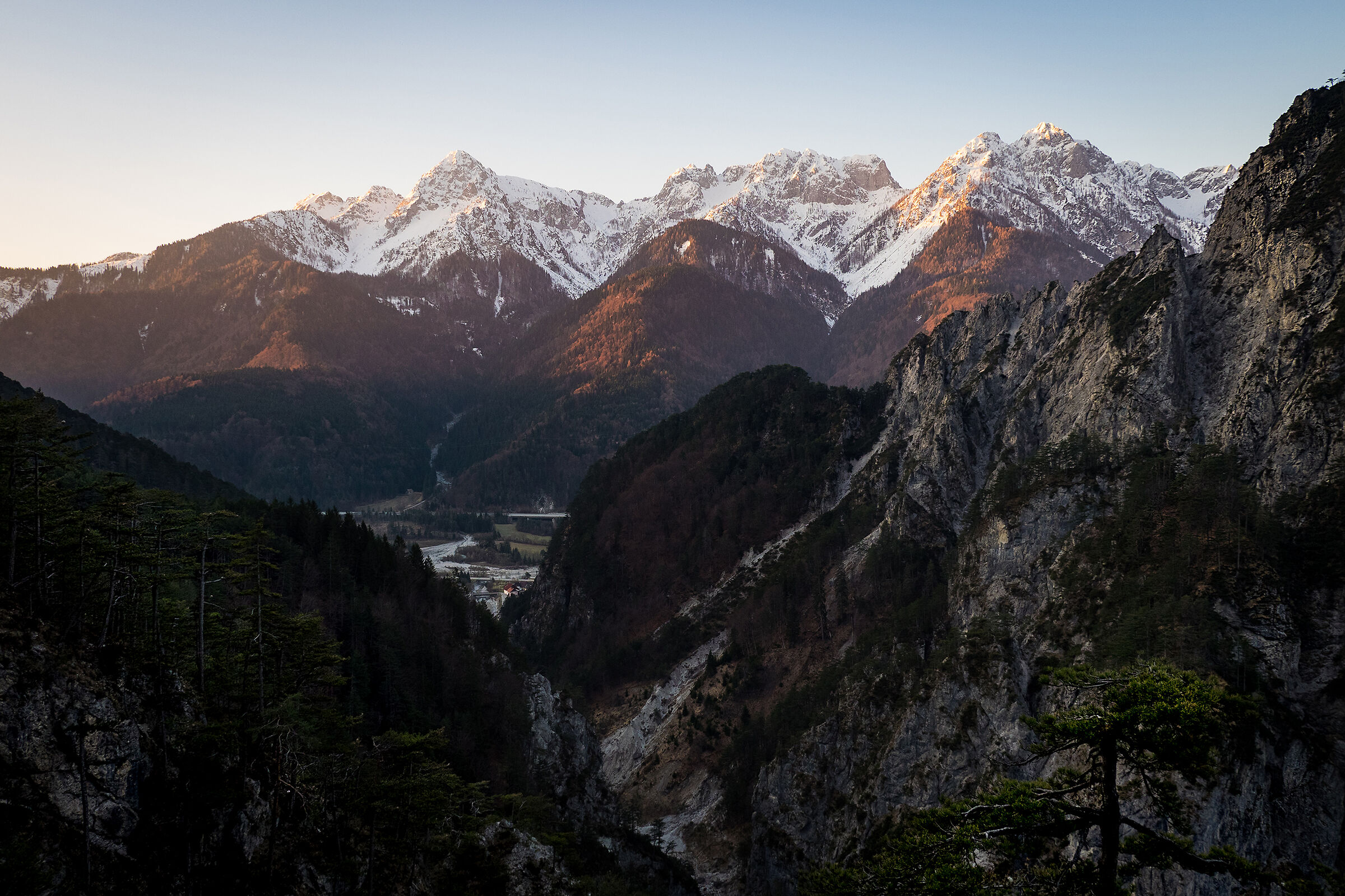 Sunrise in Val Canale - Italy