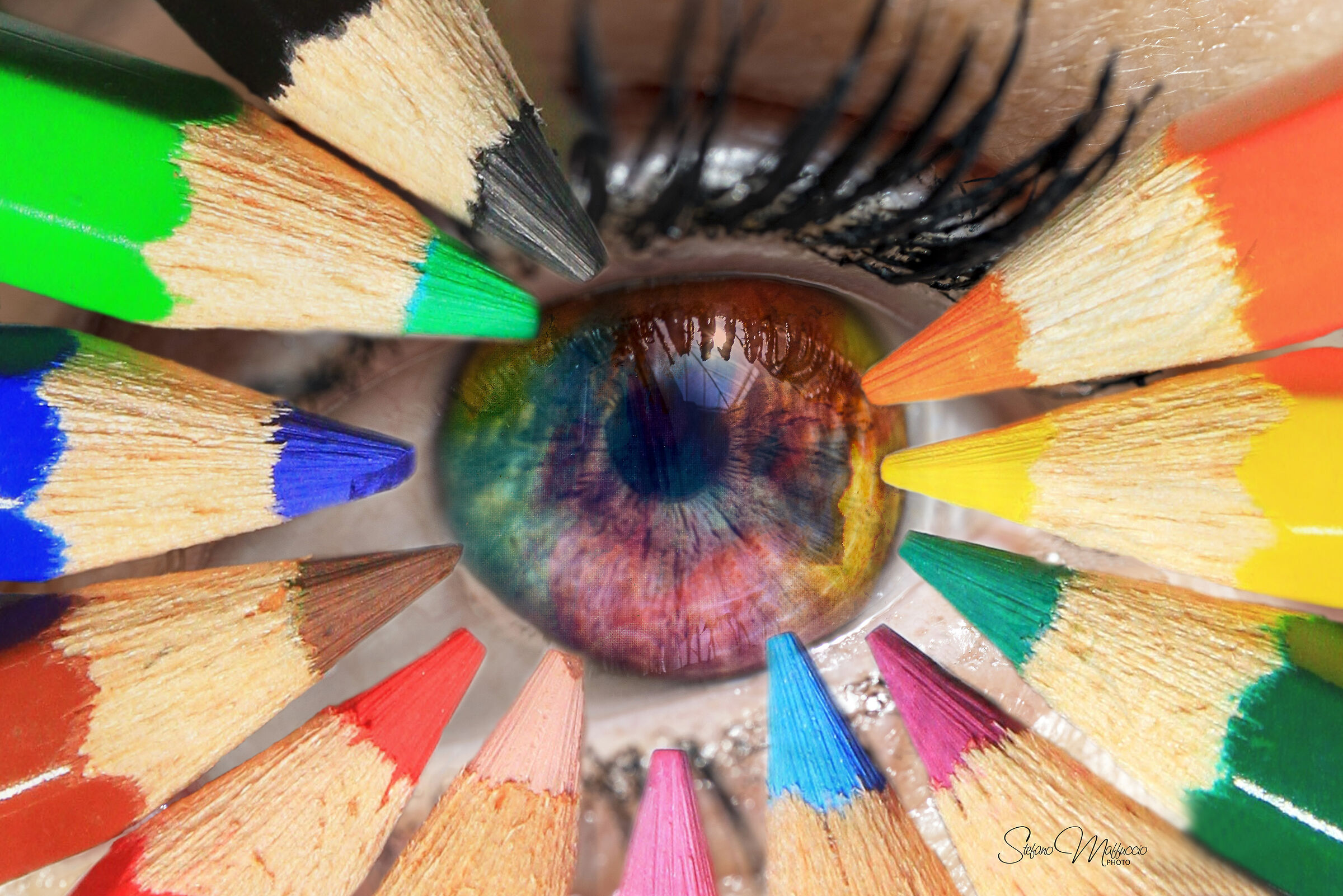 rainbow eye