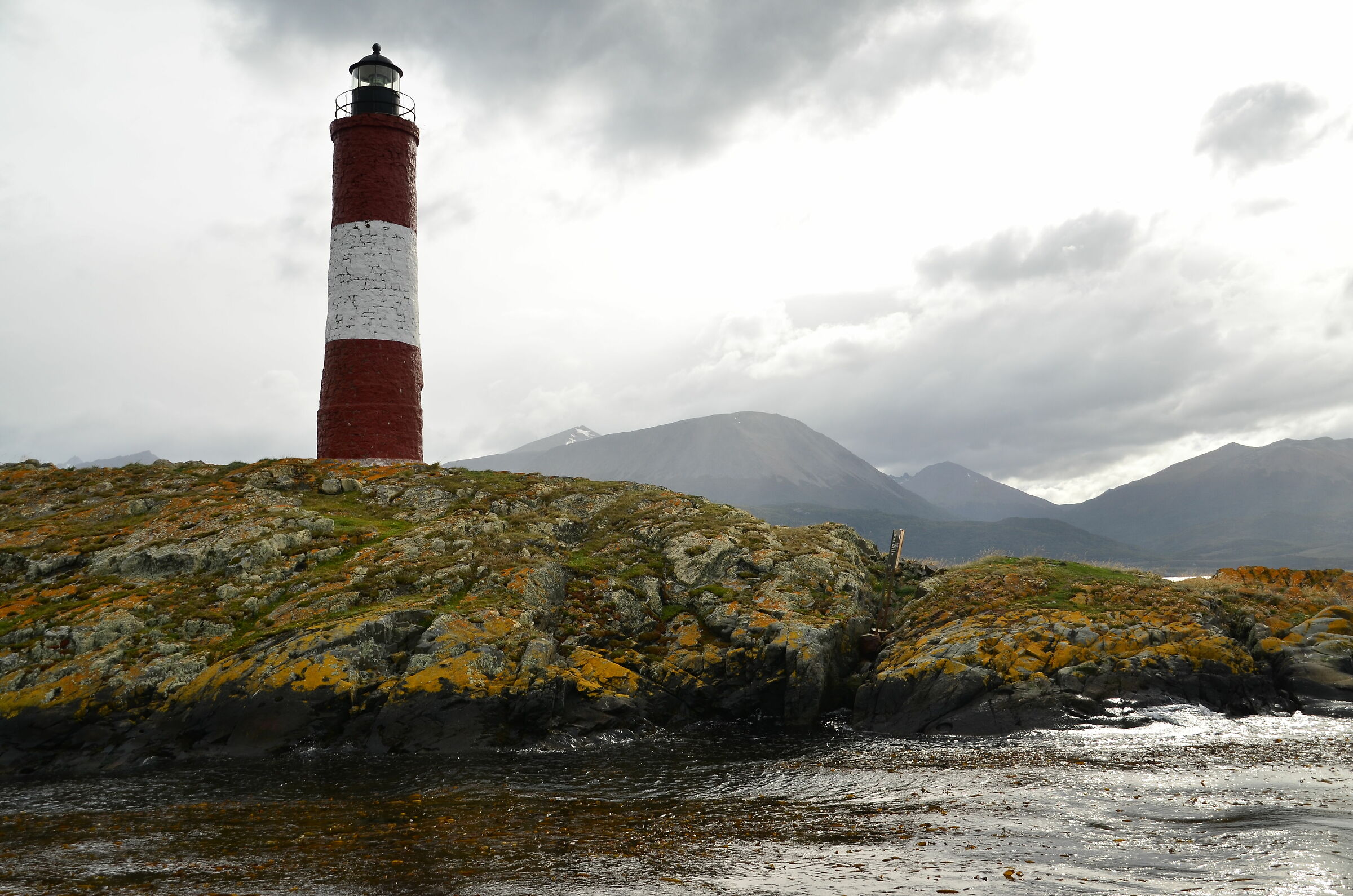 An island in front of Ushuaia