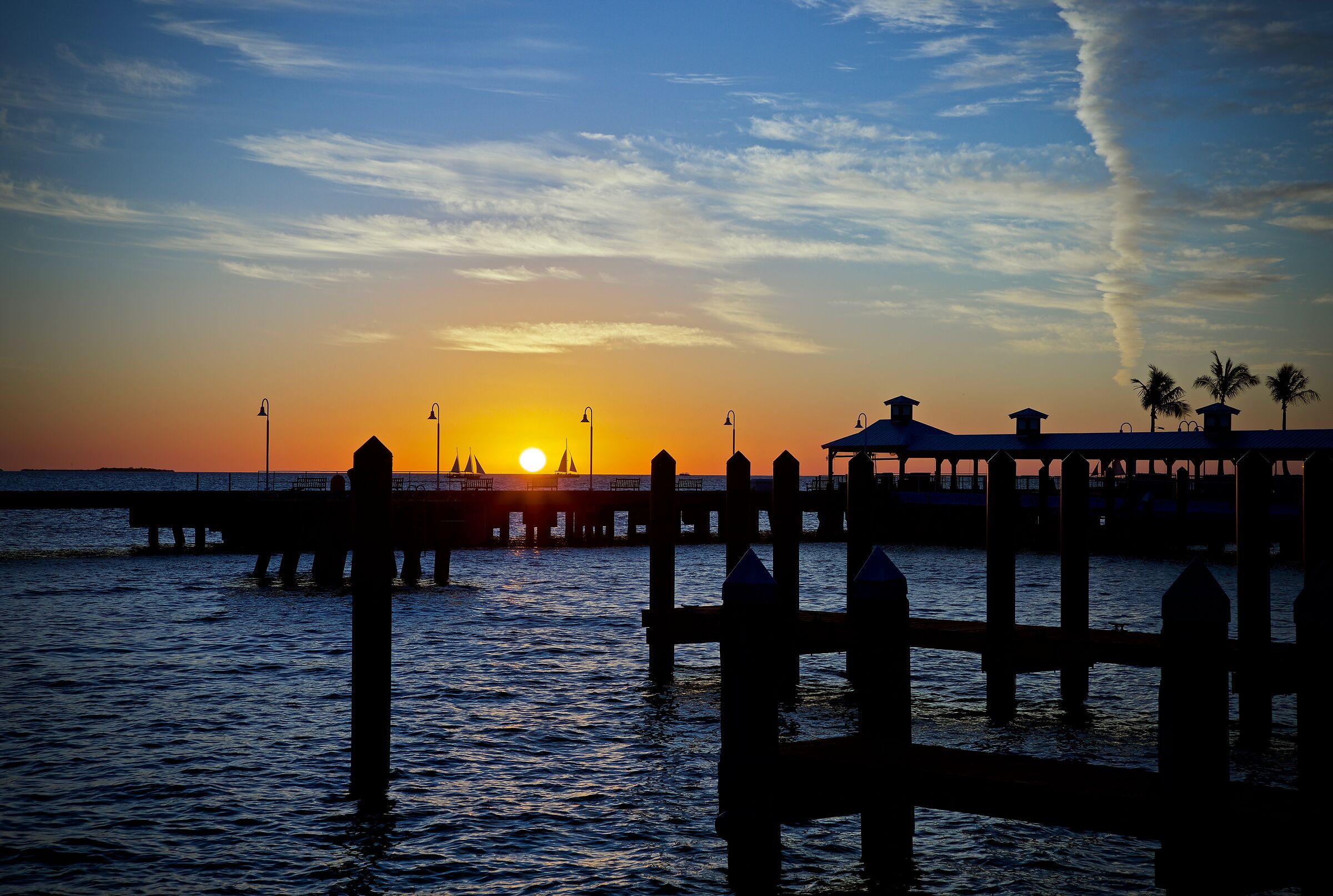 Use. Sunset at Key West. Fla