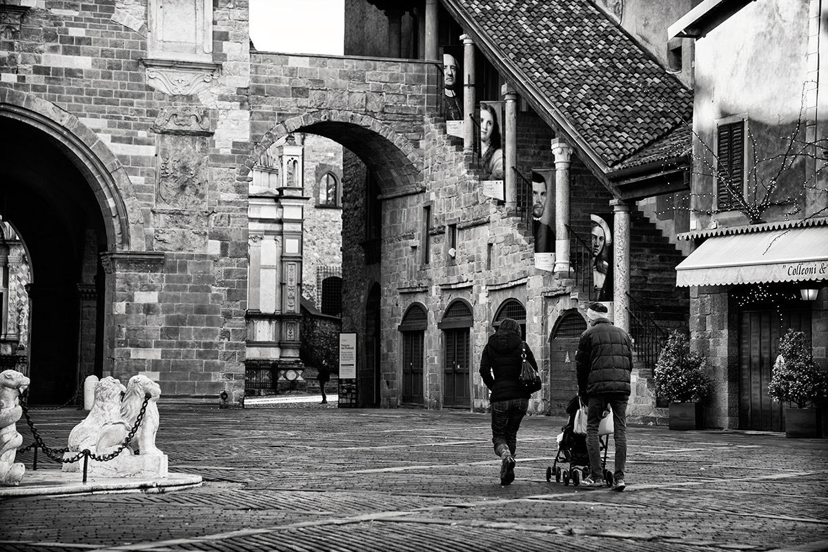 Passeggiata in famiglia