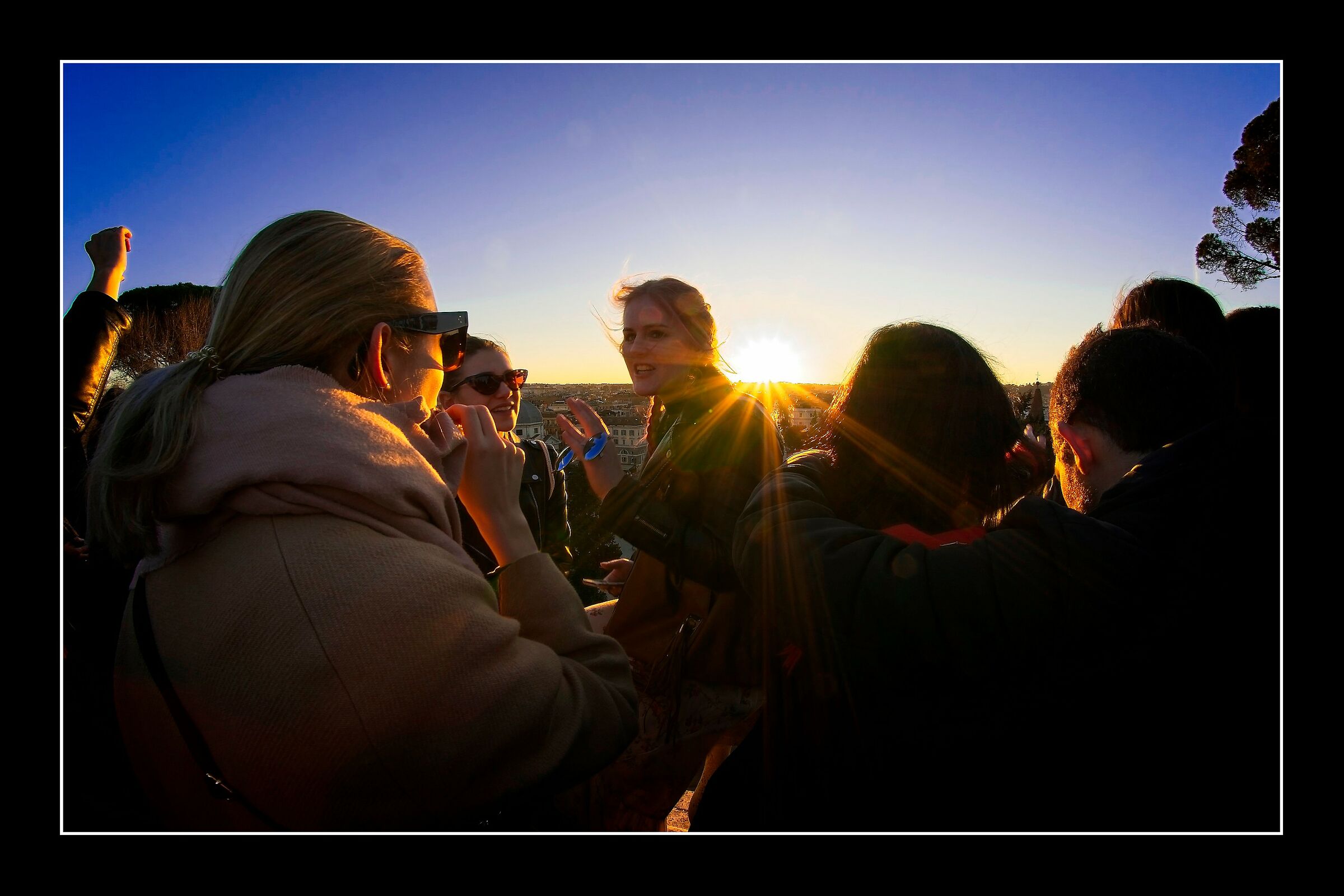 Sunset Full People Immersion