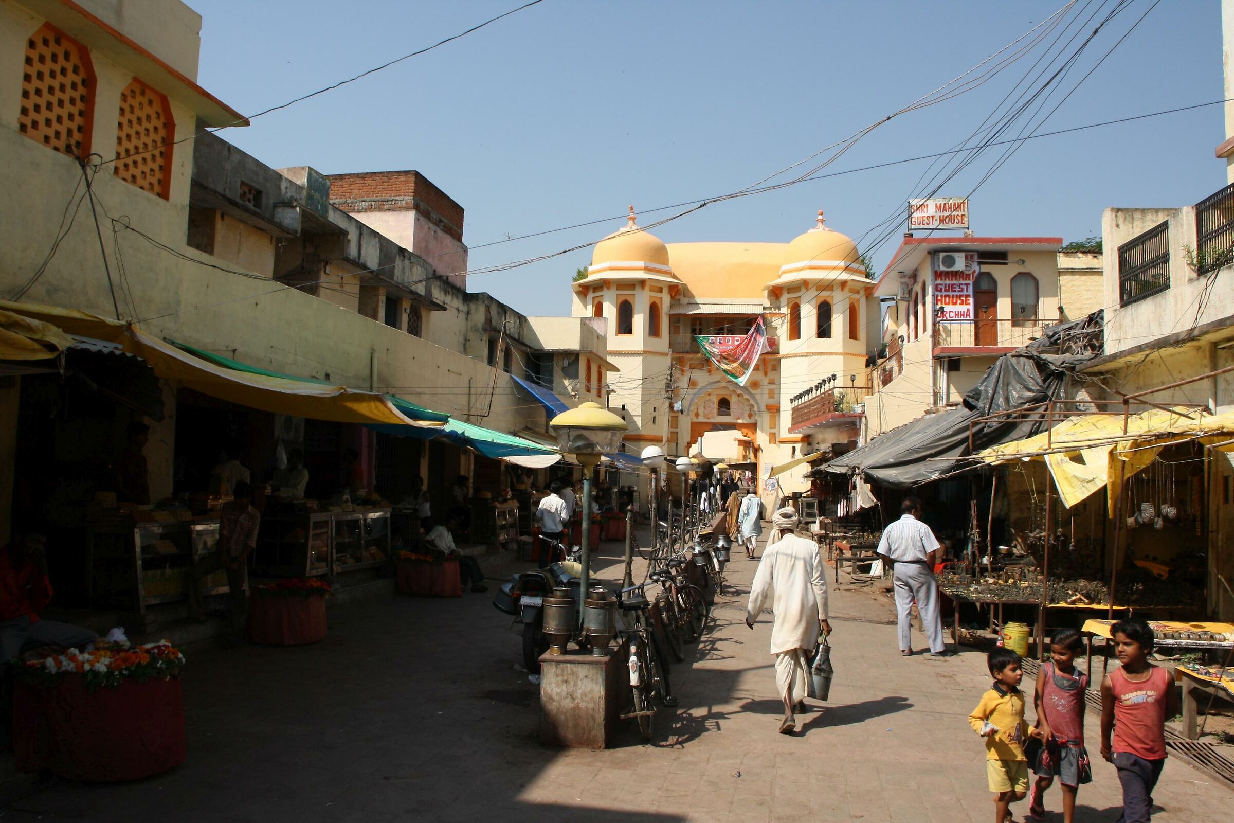 Villaggio di Orcha in India