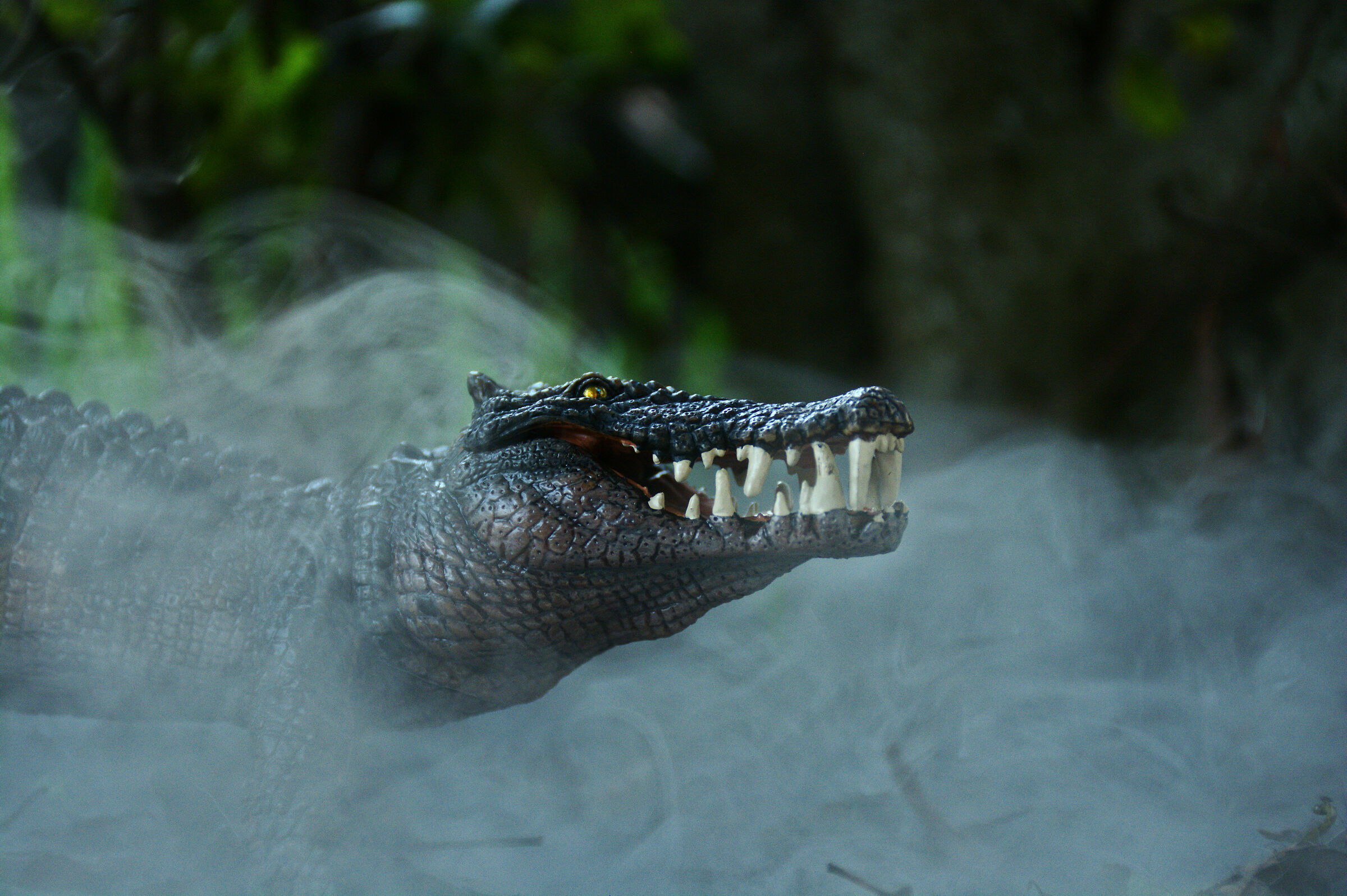 Kaprosuchi nella nebbia (Kaprosuchus saharicus)