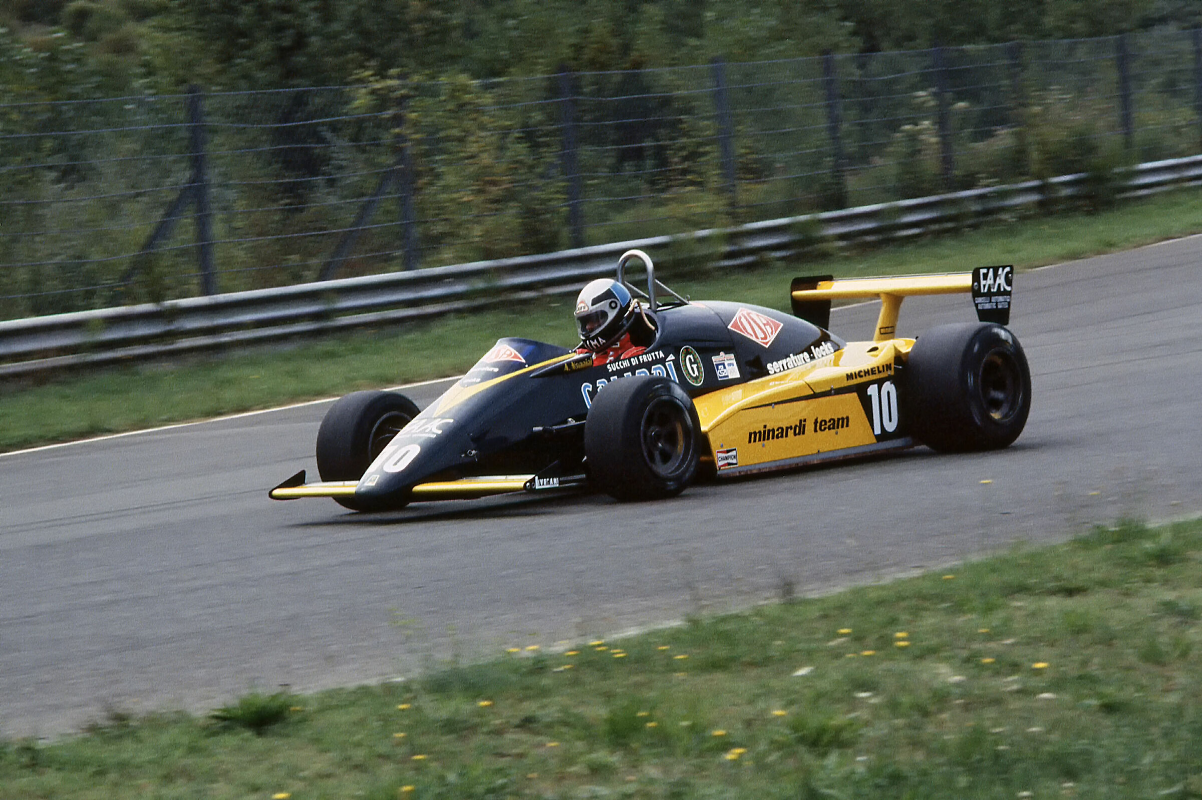 Alessandro Nannini Europeo F2 Mugello 1983