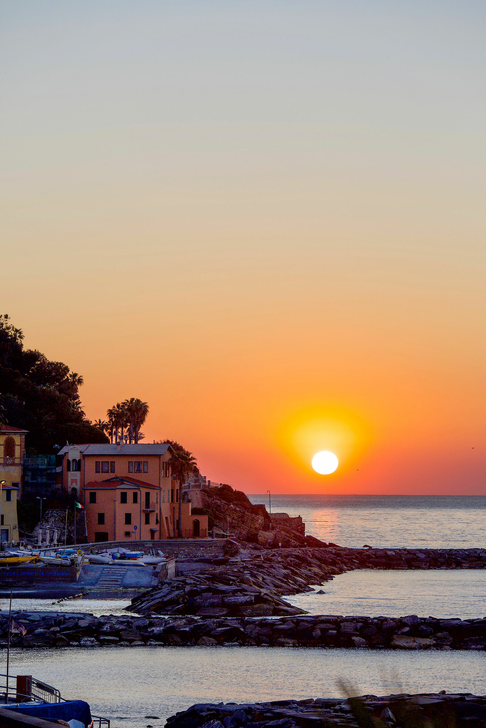 Foce all'alba . Imperia.