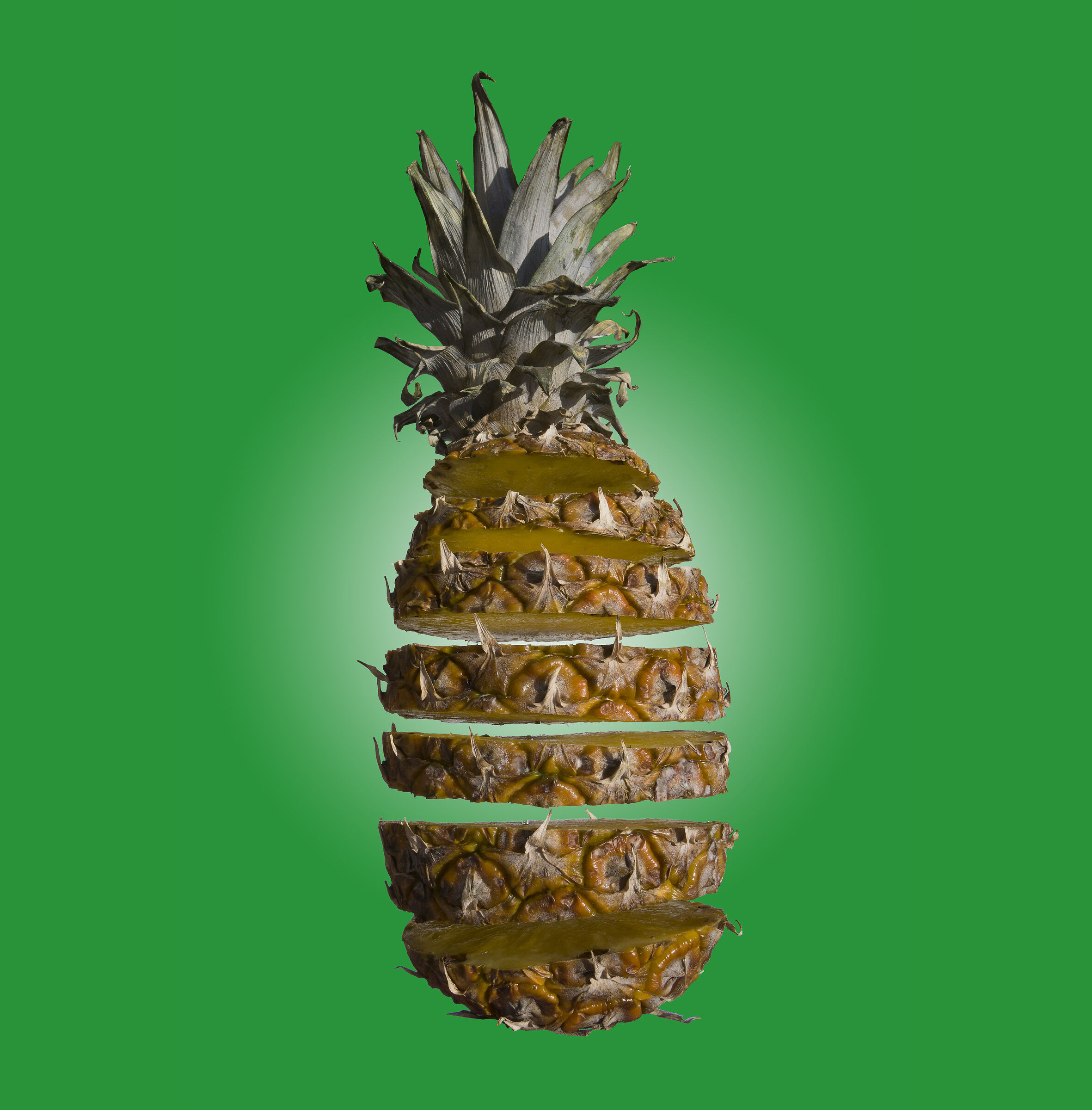 Ananas a fette