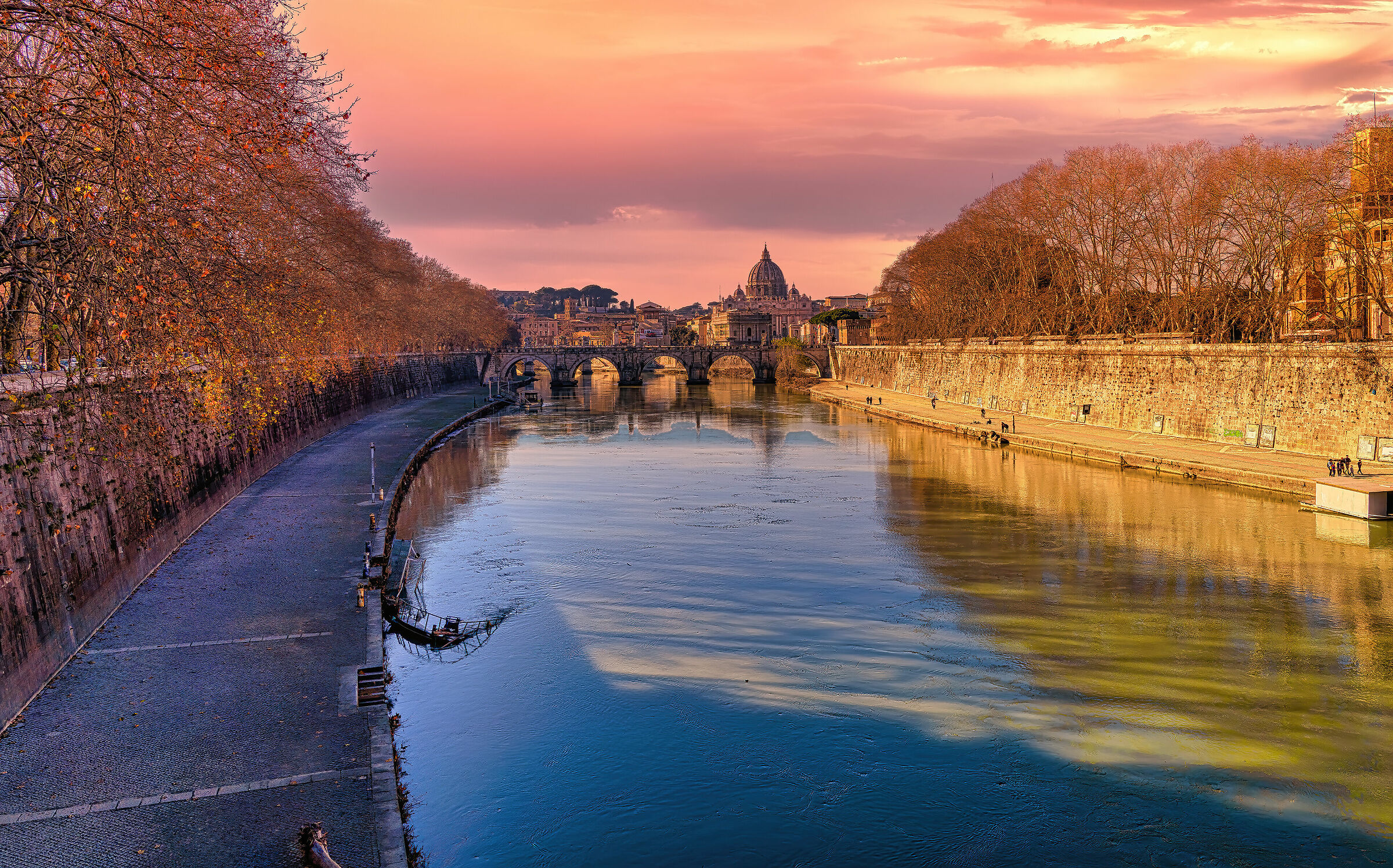 Roma su tela
