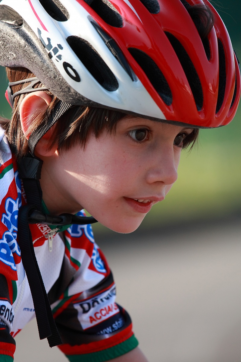 Cycling at the start ...........
