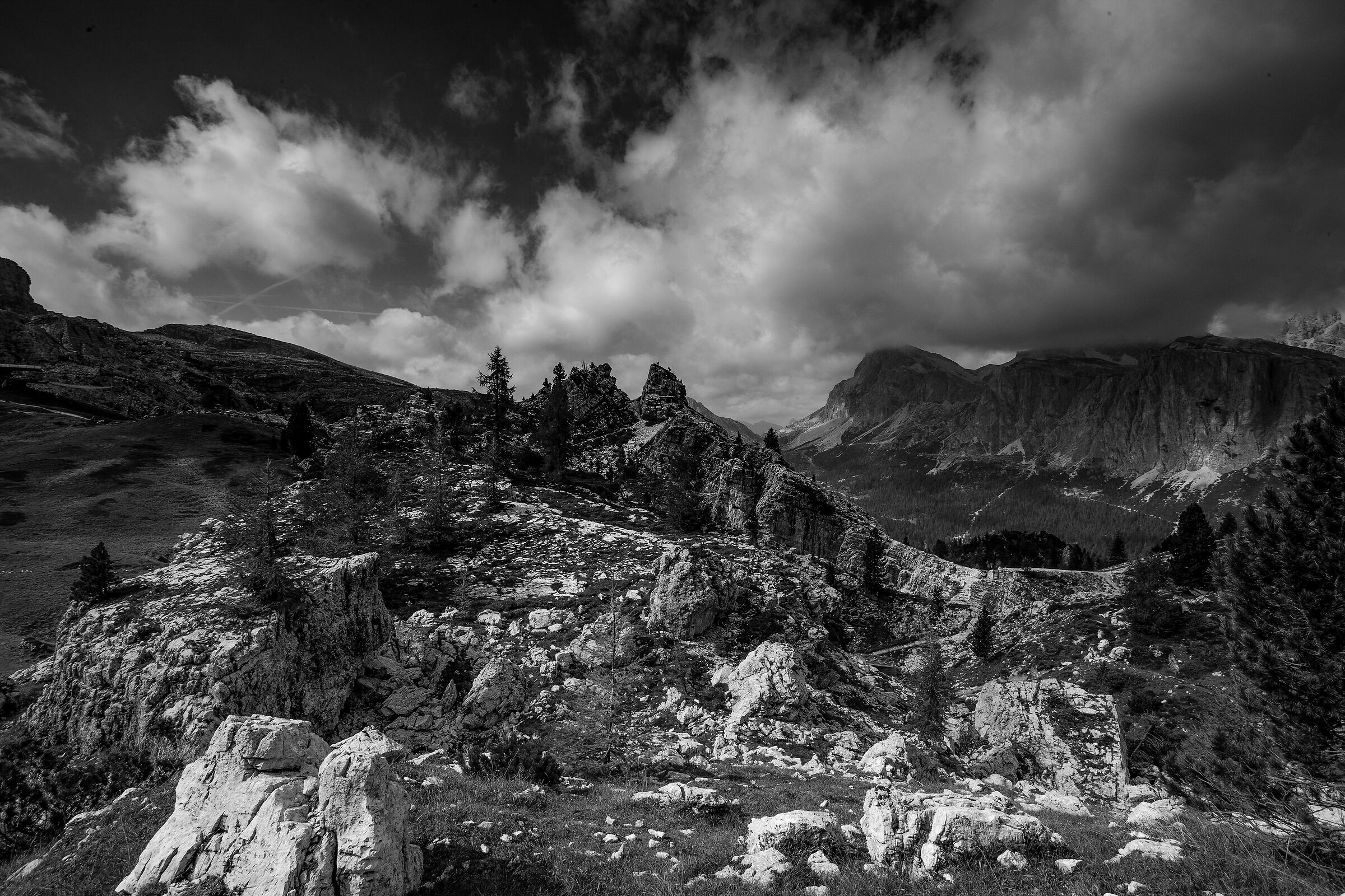 il lagazuoi visto dalle 5 Torri, Cortina d'Ampezzo