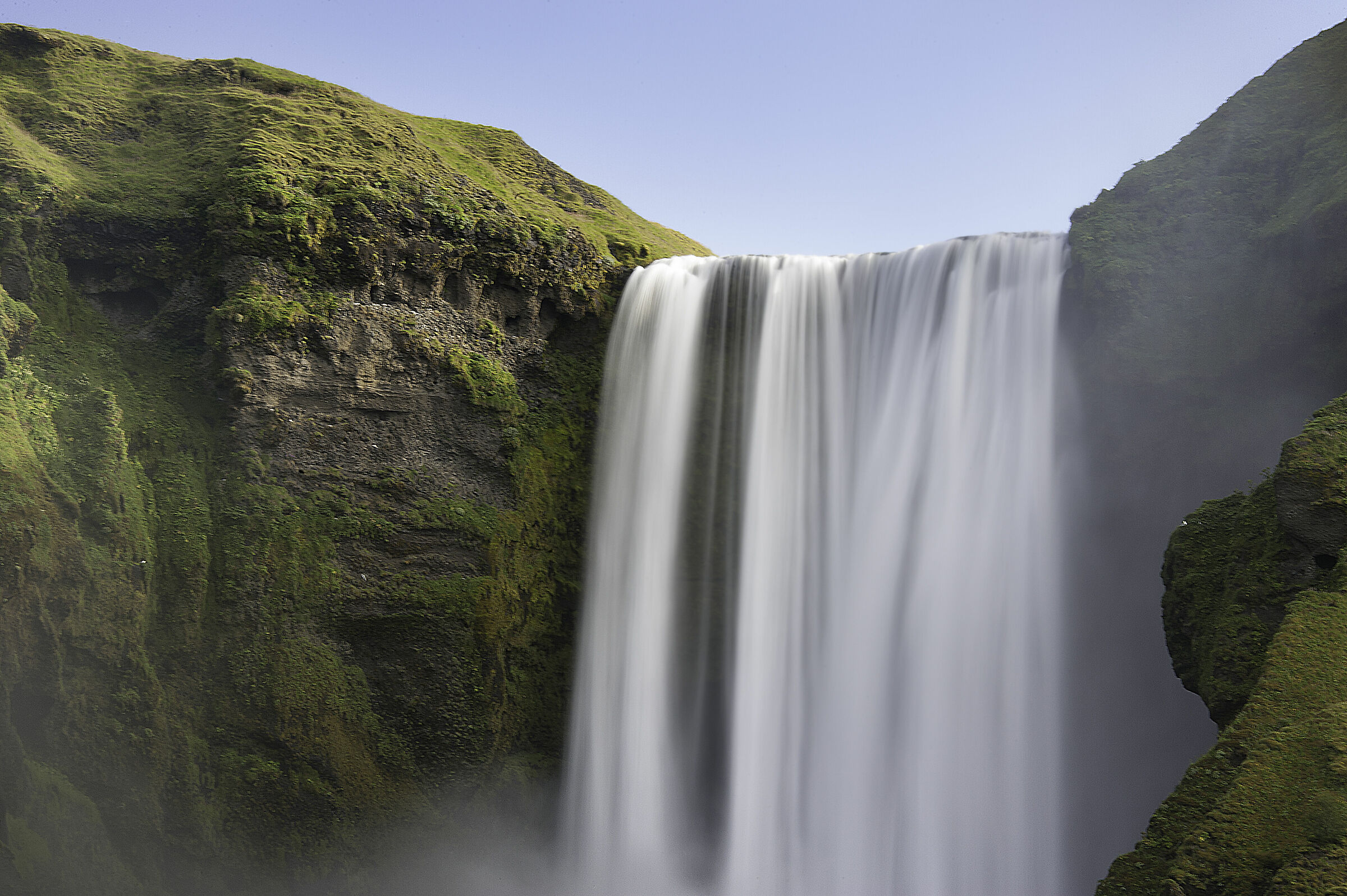 Skogafoss in movimento