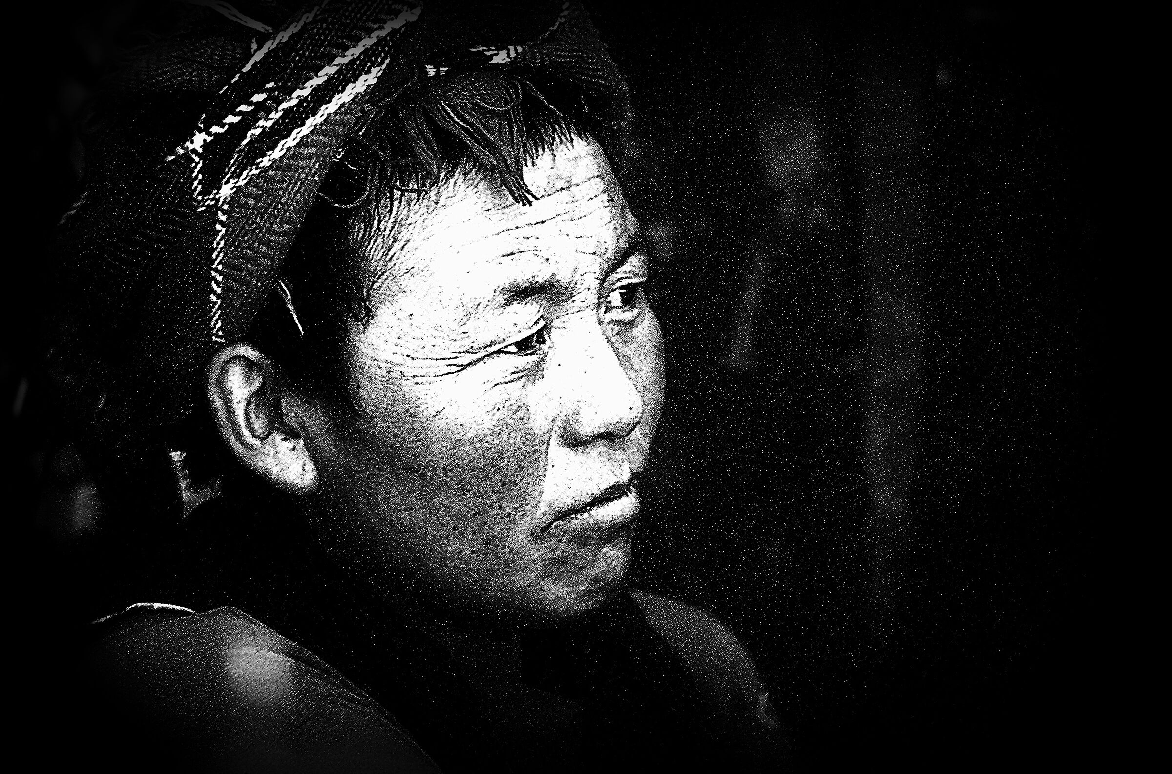 Un volto - Tibet