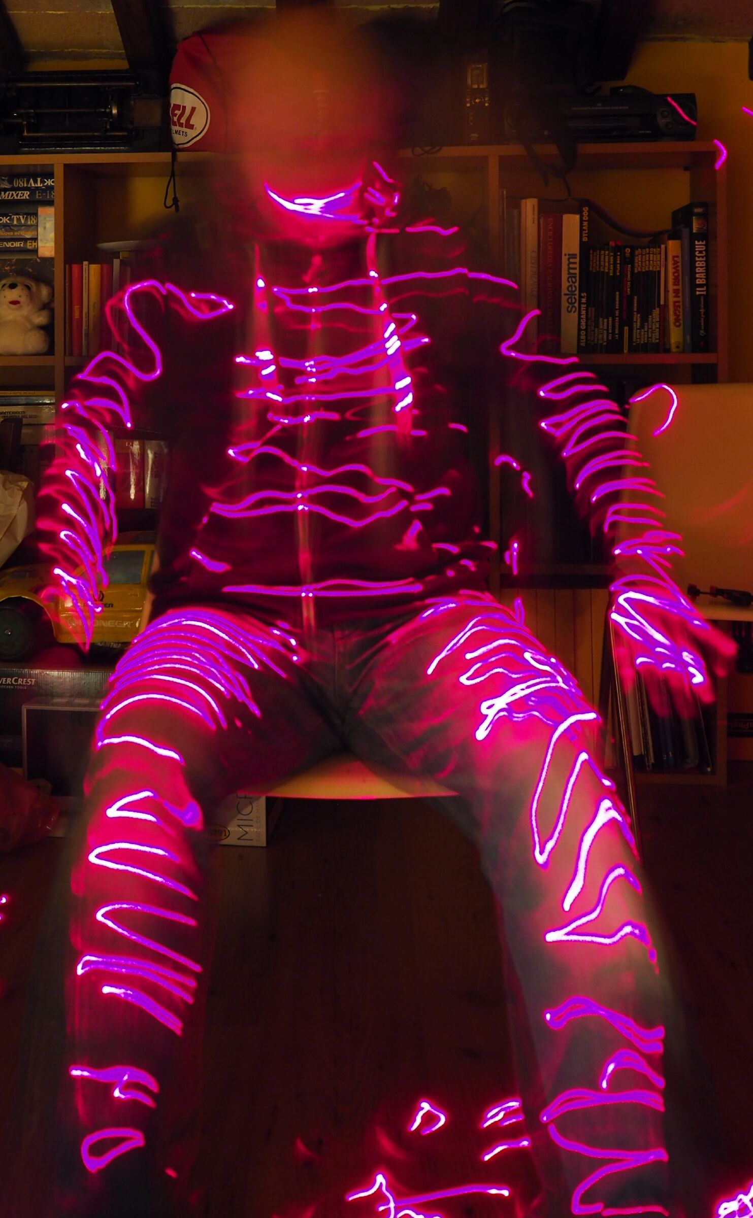 Prova tecnica  light painting casalinga!