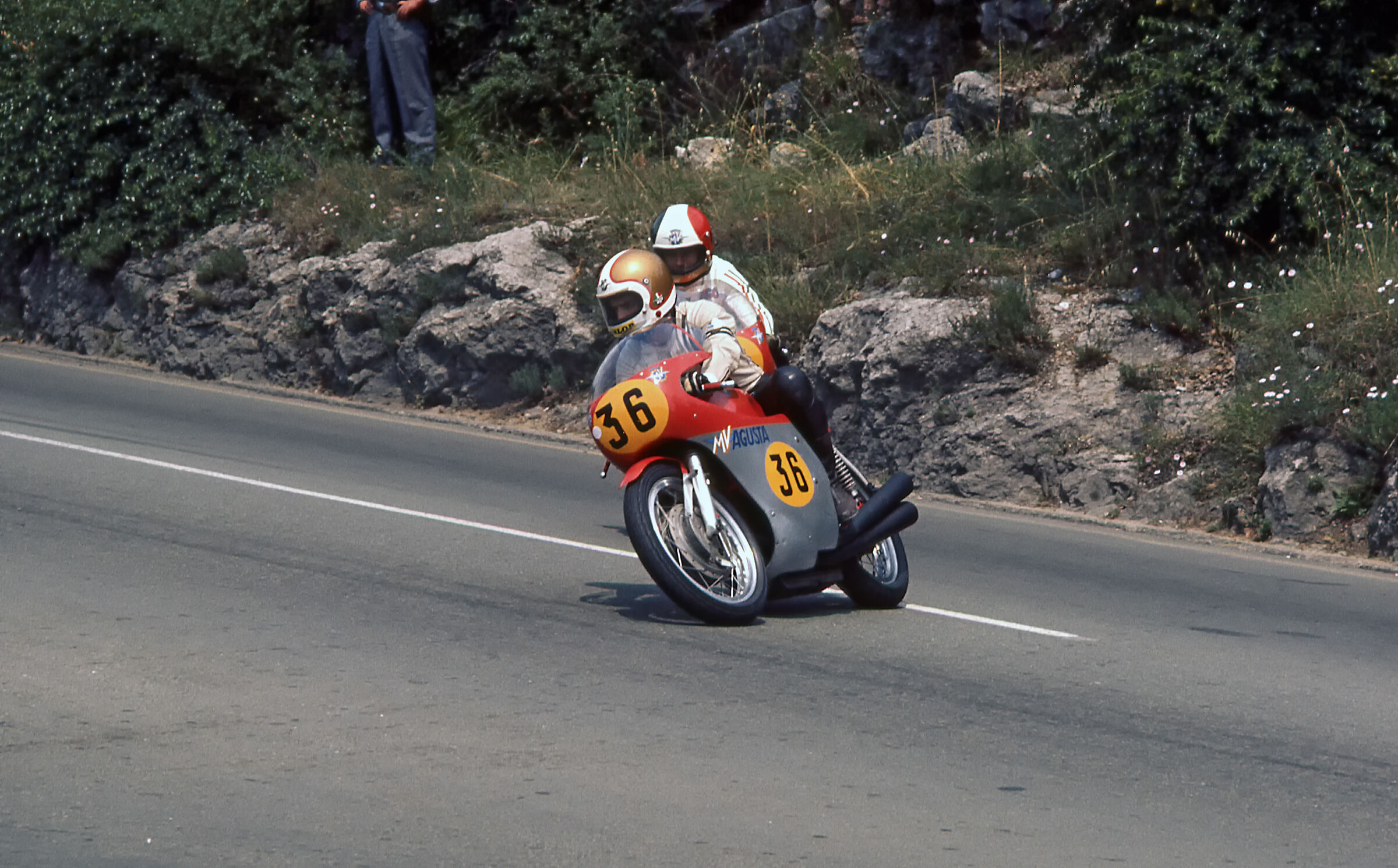 Alberto Pagani e Giacomo Agostini Abbazia 1972