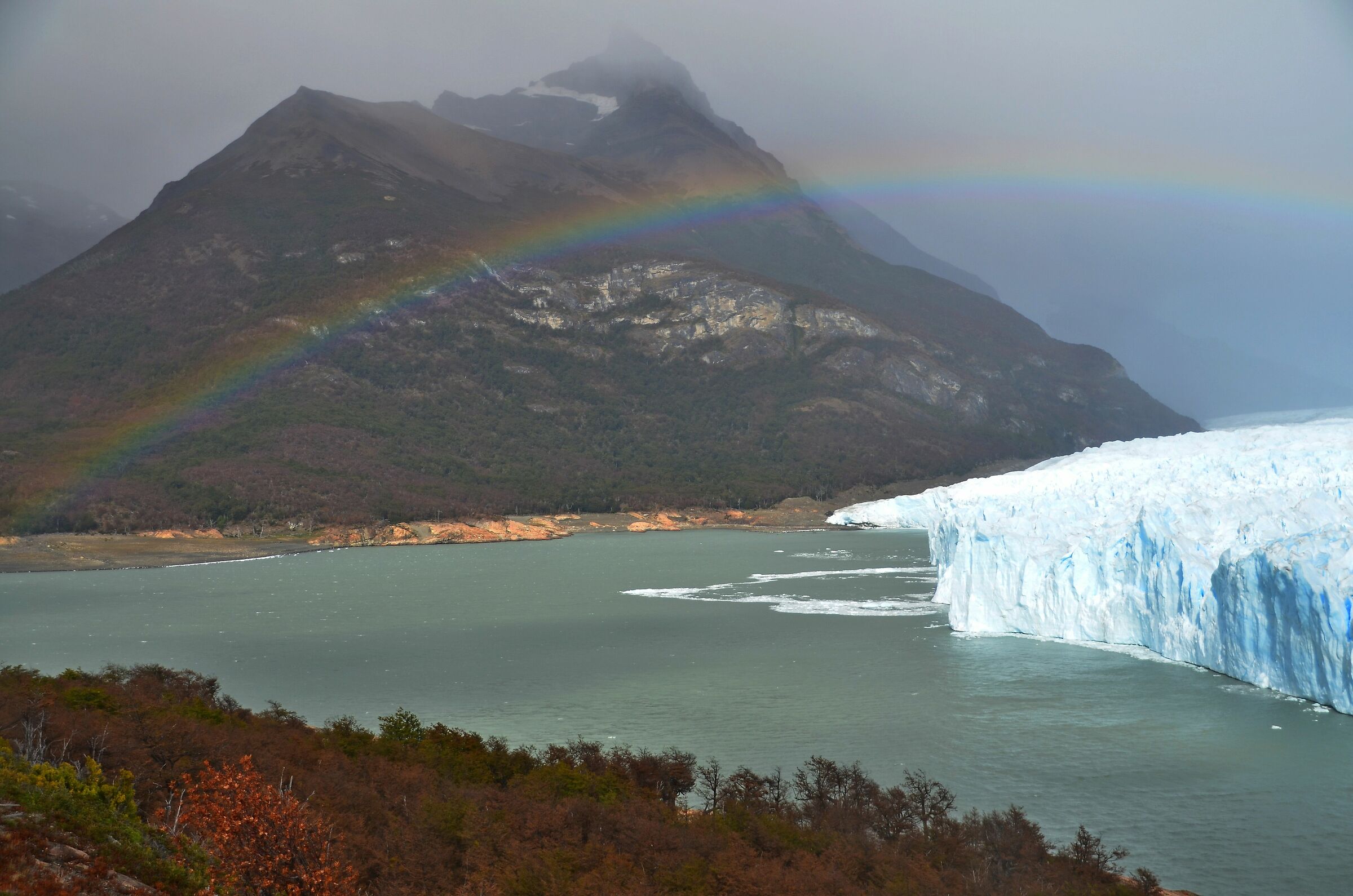 A bridge between ice and land