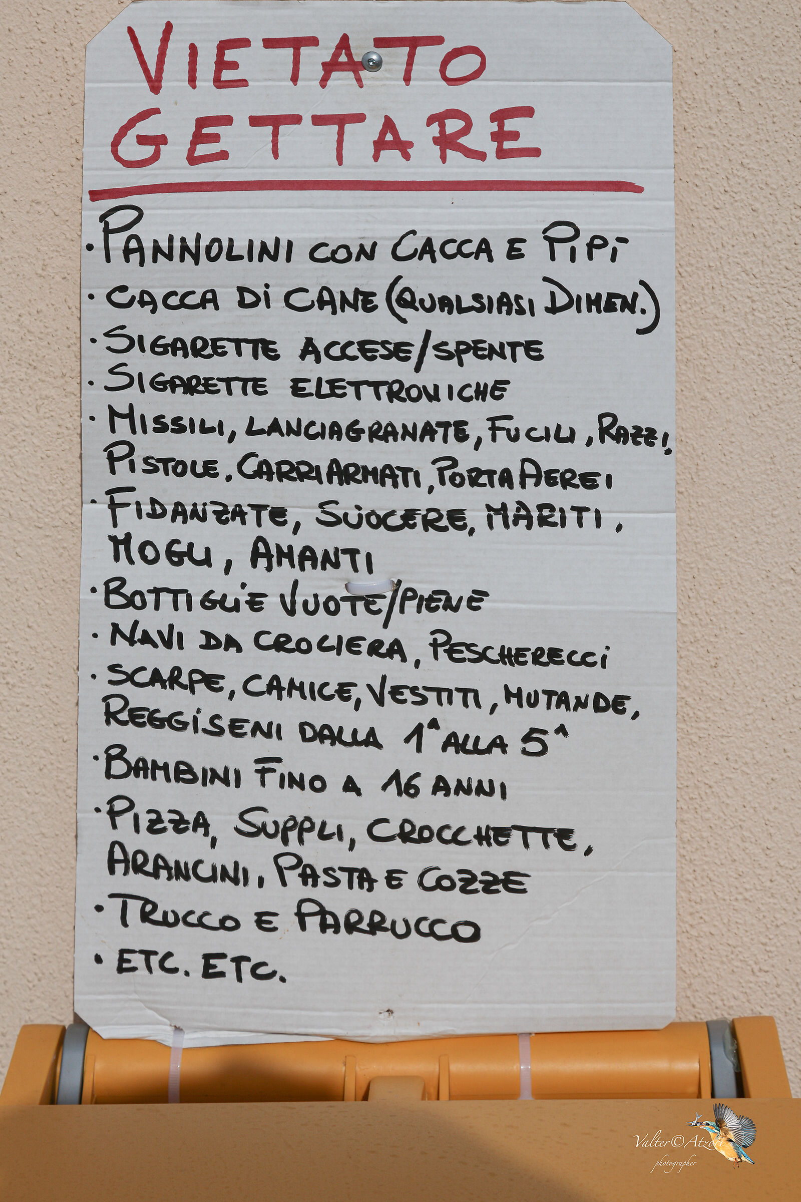 Fuori da un bar ad Alghero