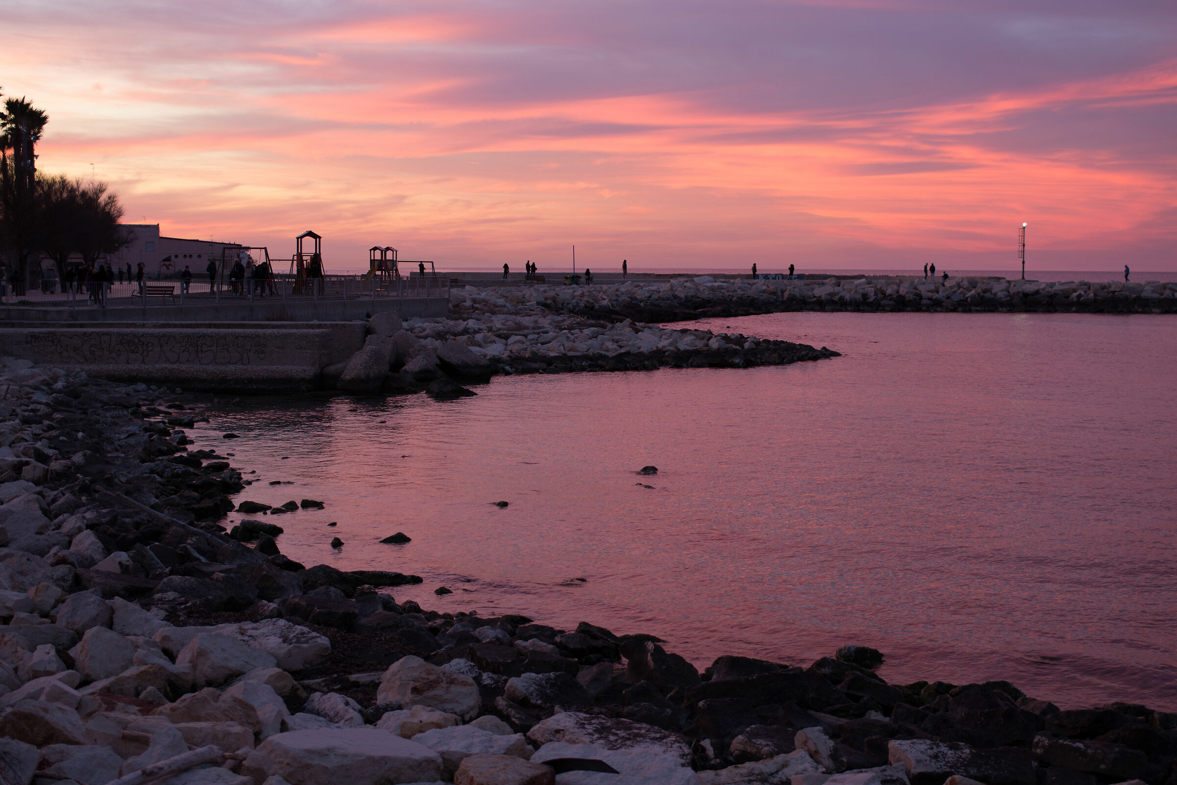 Sunset over Mola