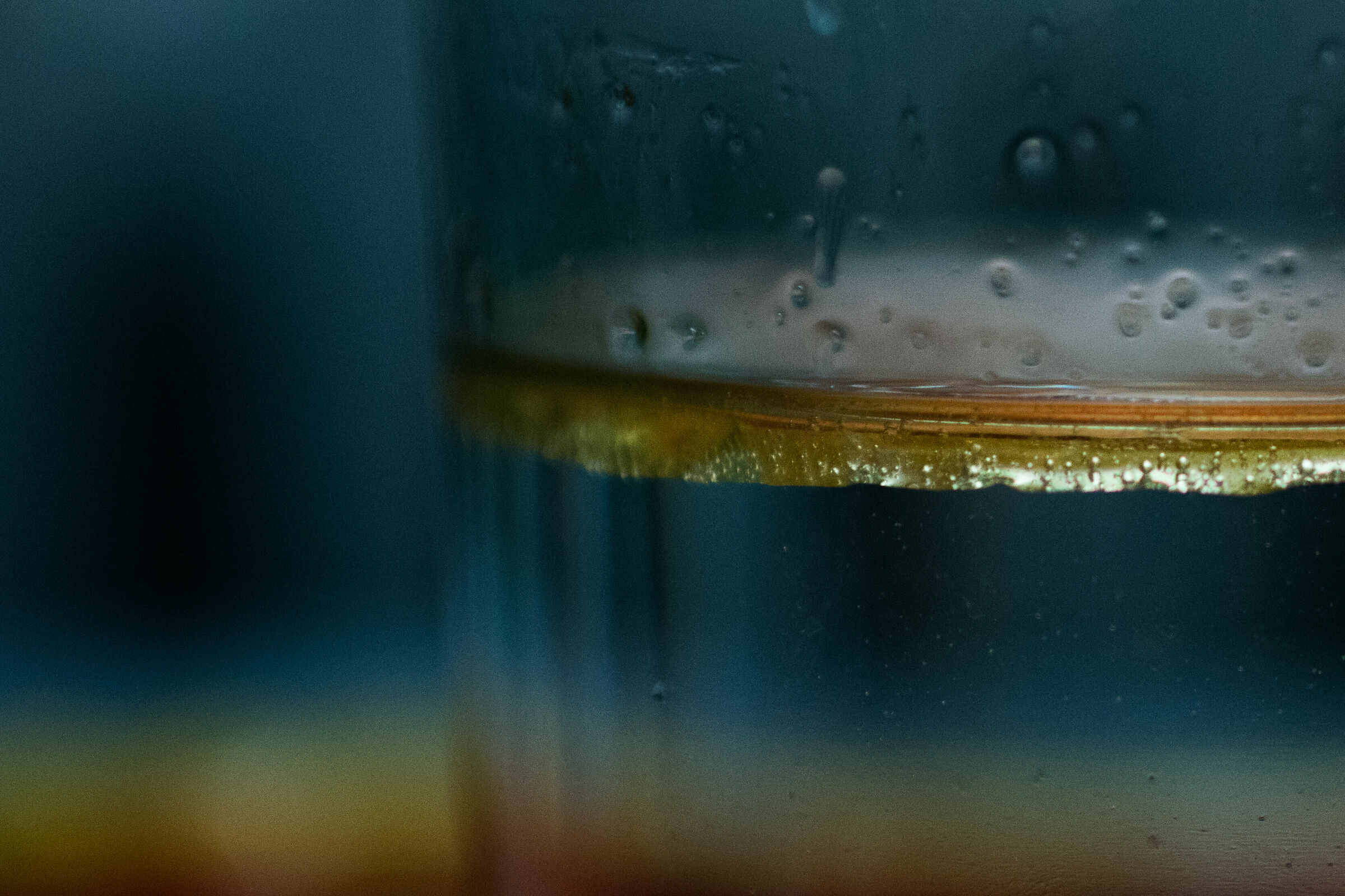 Oil on water