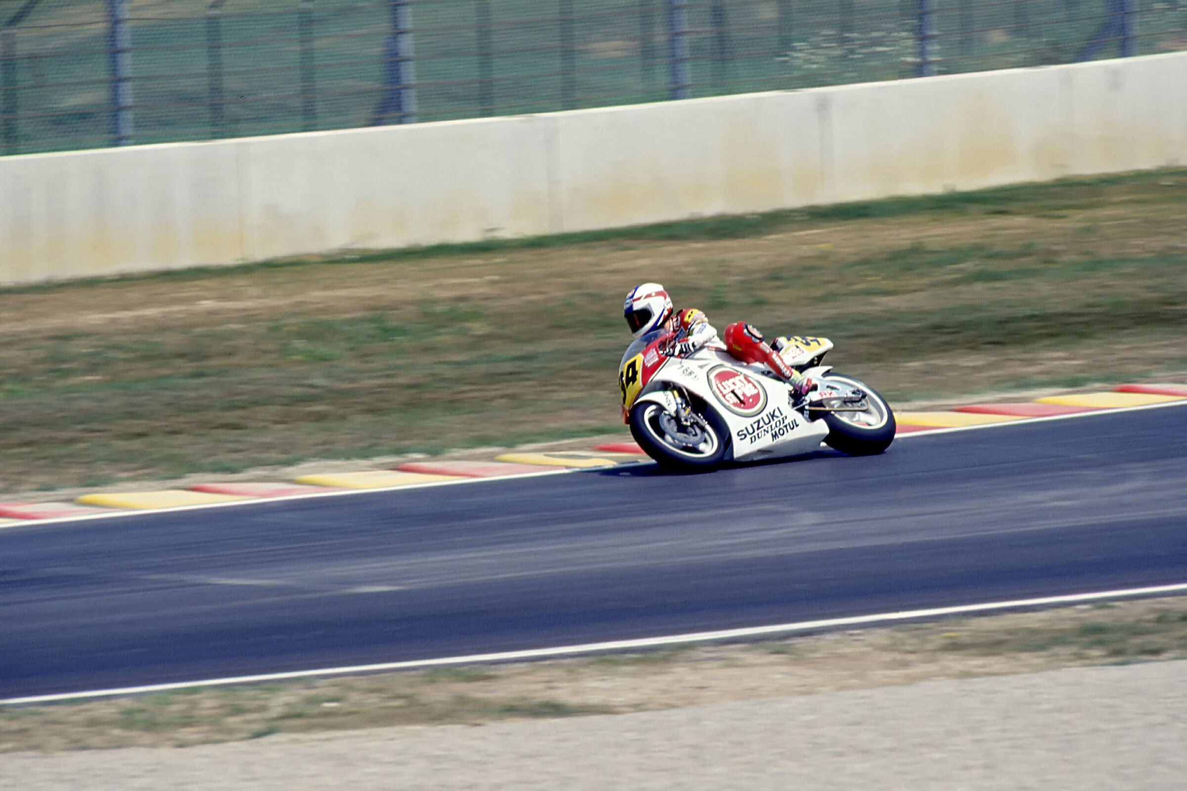 Kevin Schwantz test Mugello agosto 1991