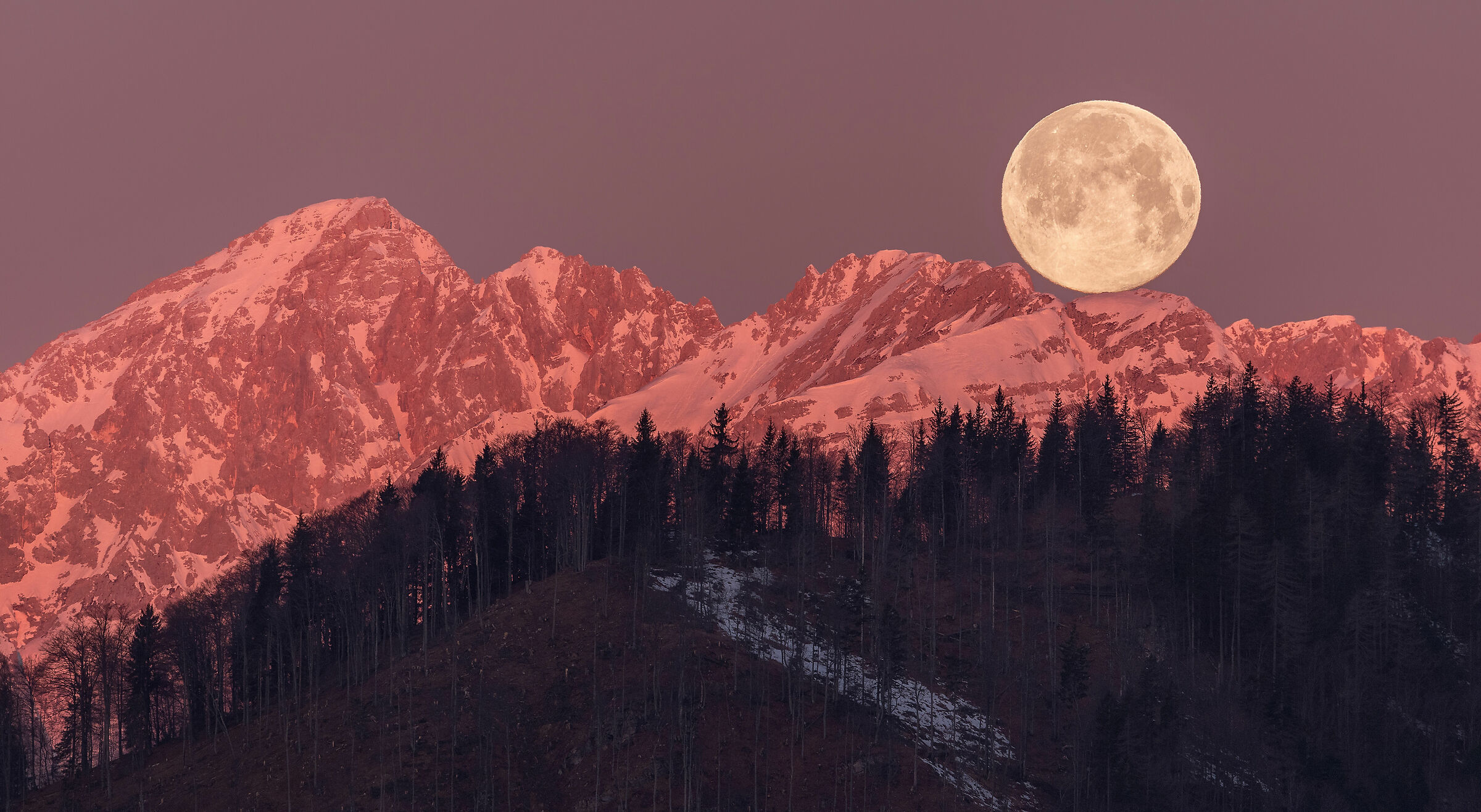 Moonset e Sunrise