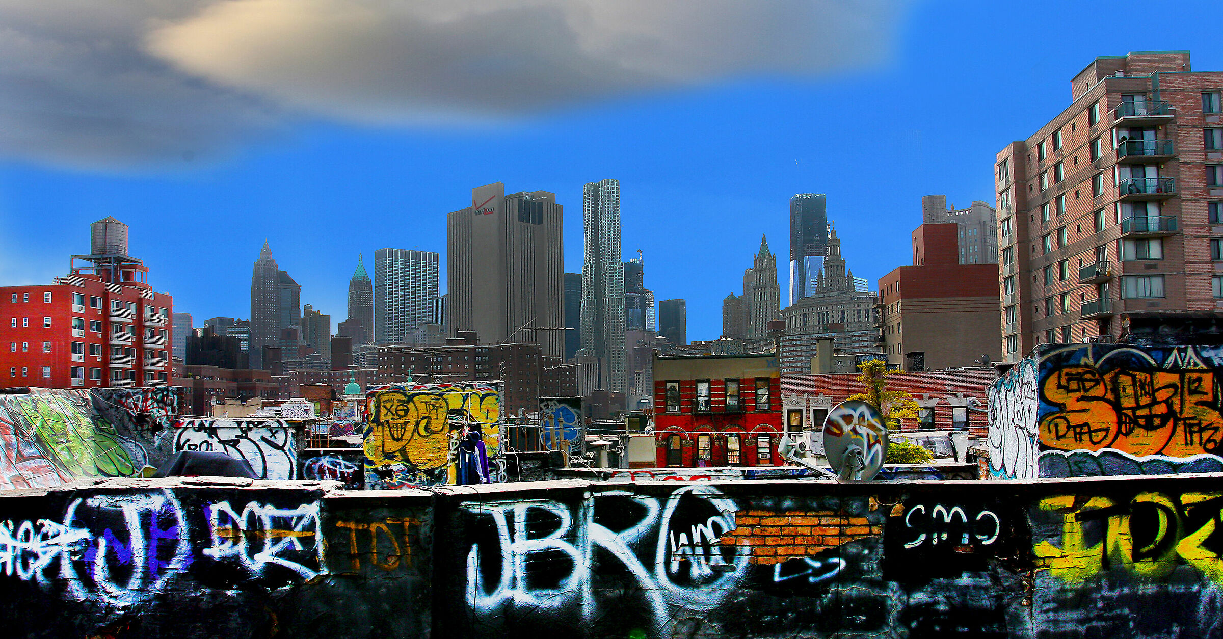 Mannhattan Vista Da Brooklyn