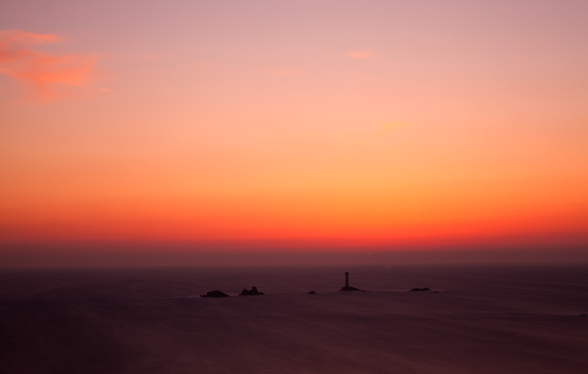 End of the day in Land's End