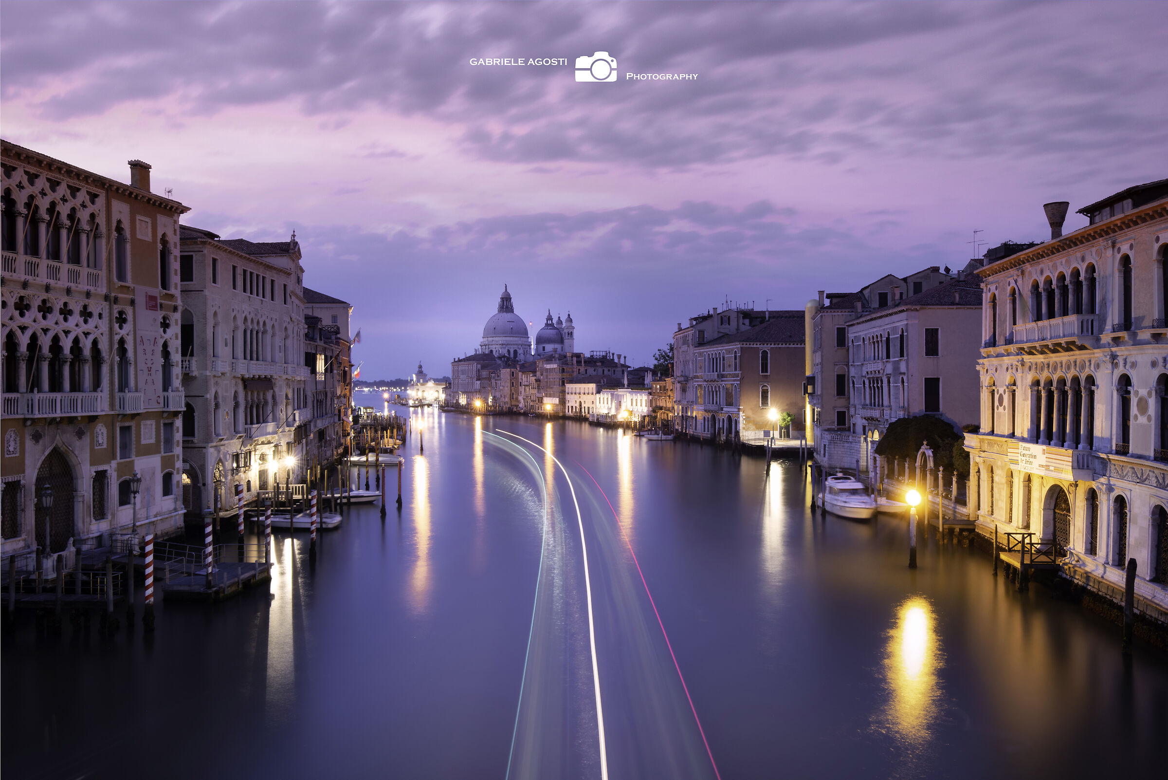 Alba dal ponte dell'accademia