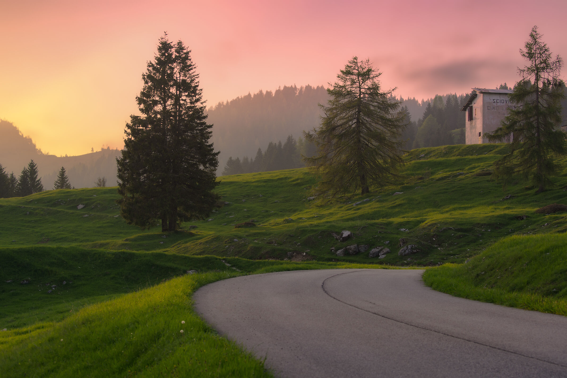 Tramonto in Val Formica