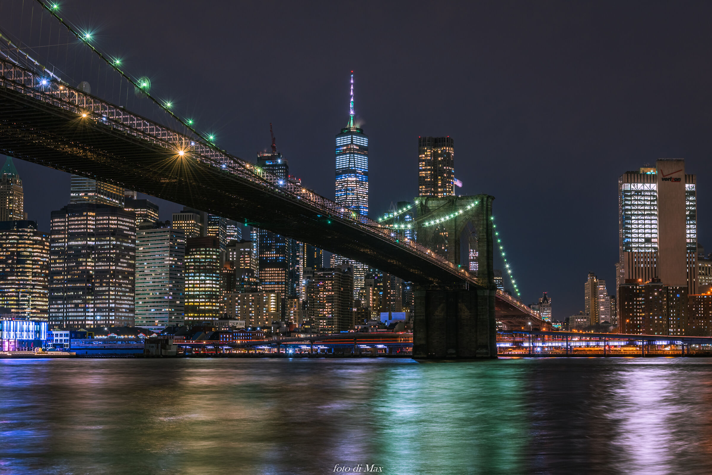 Brooklyn Bridge by Night (reedit)