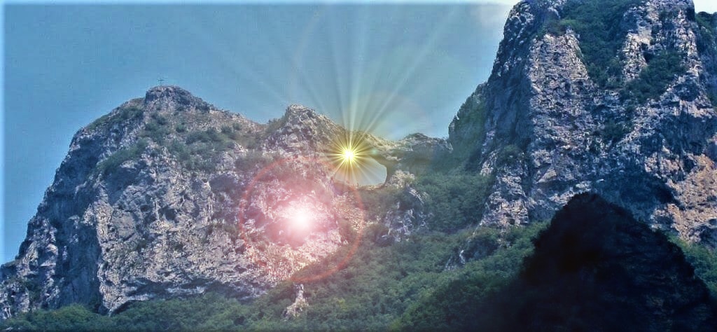 Apuane Alpine drilled mountain