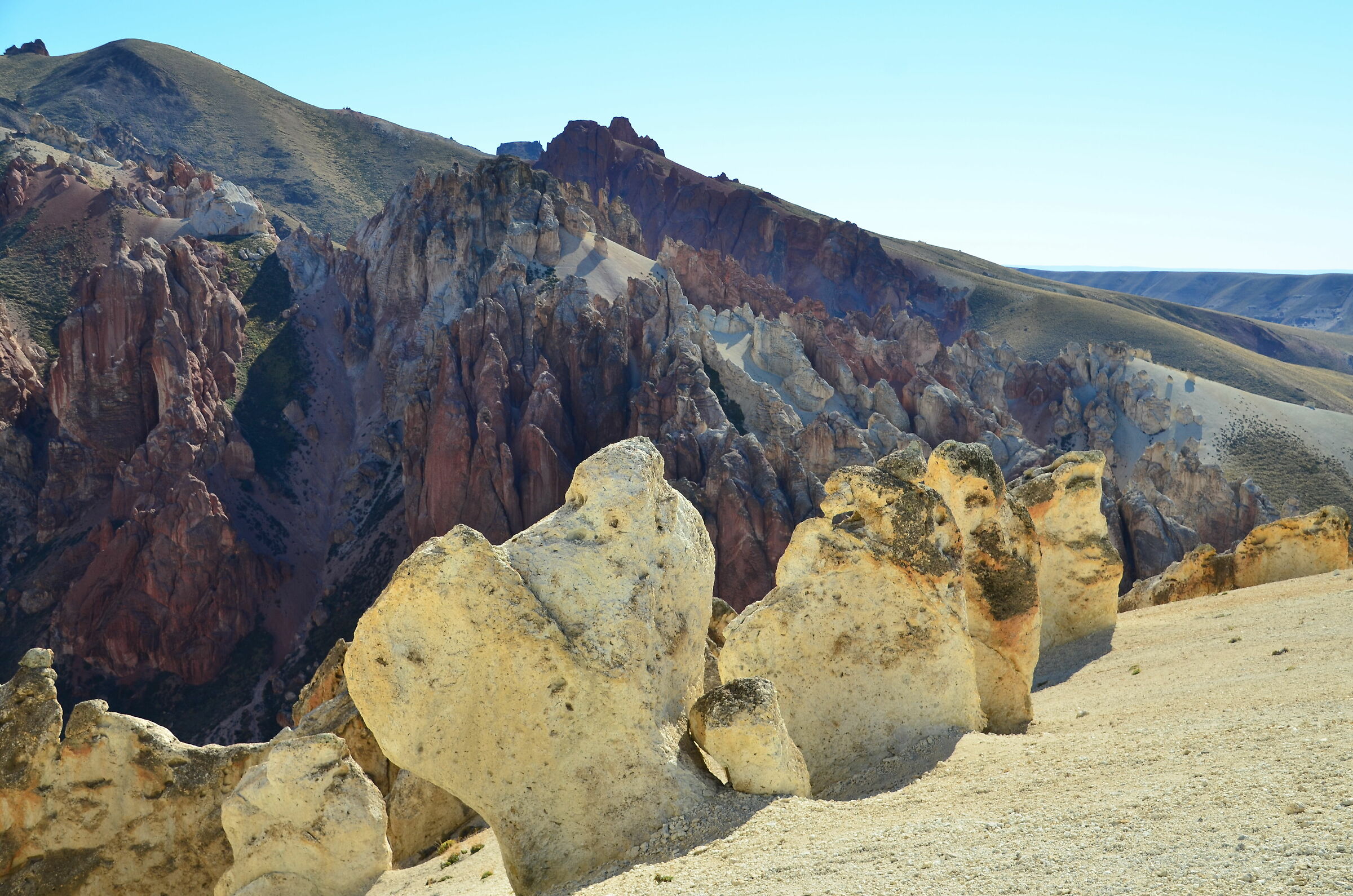 Lunar landscape in the "Lunar Valley" (Jeinimeni Park)