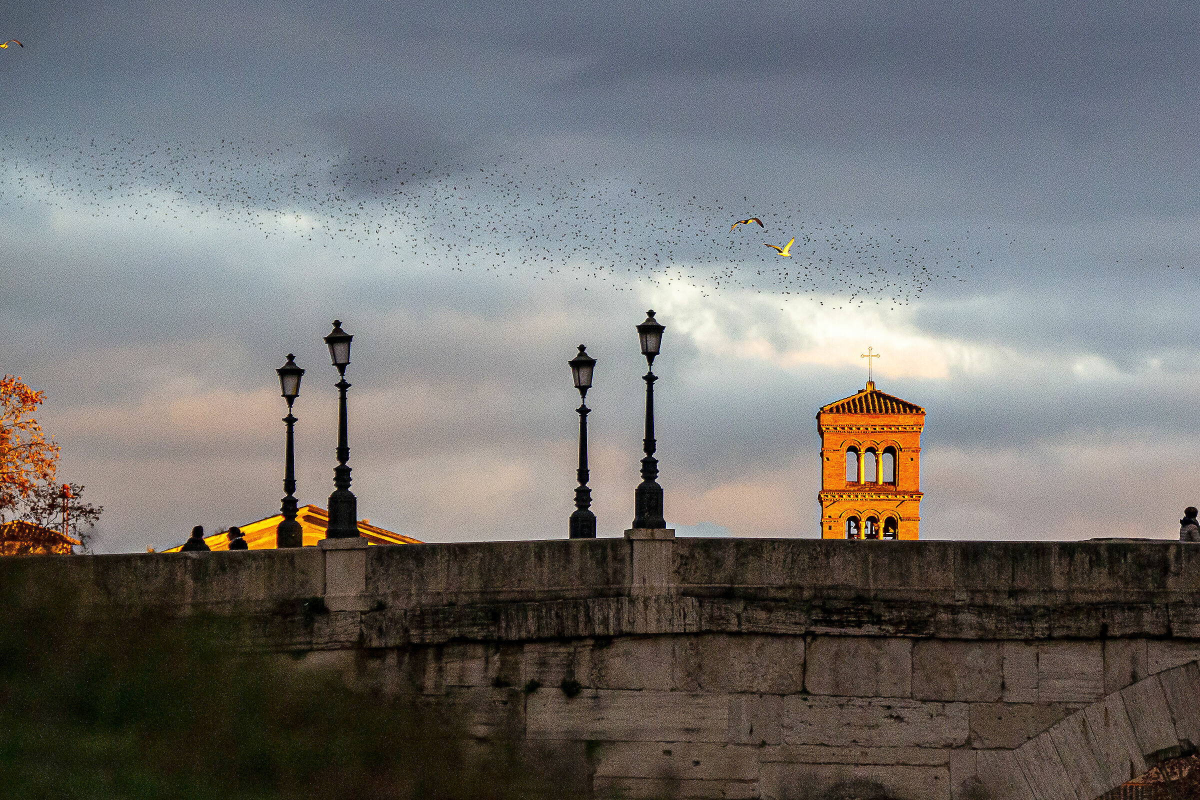 Fabricio Bridge, Tiberina Island