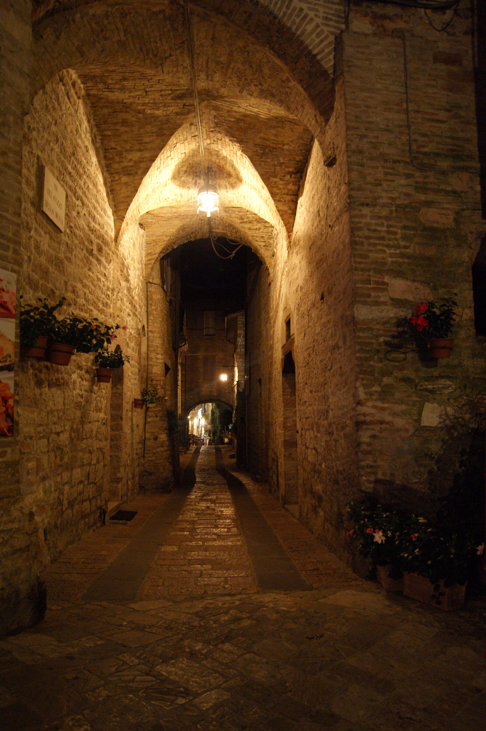 Assisi at night