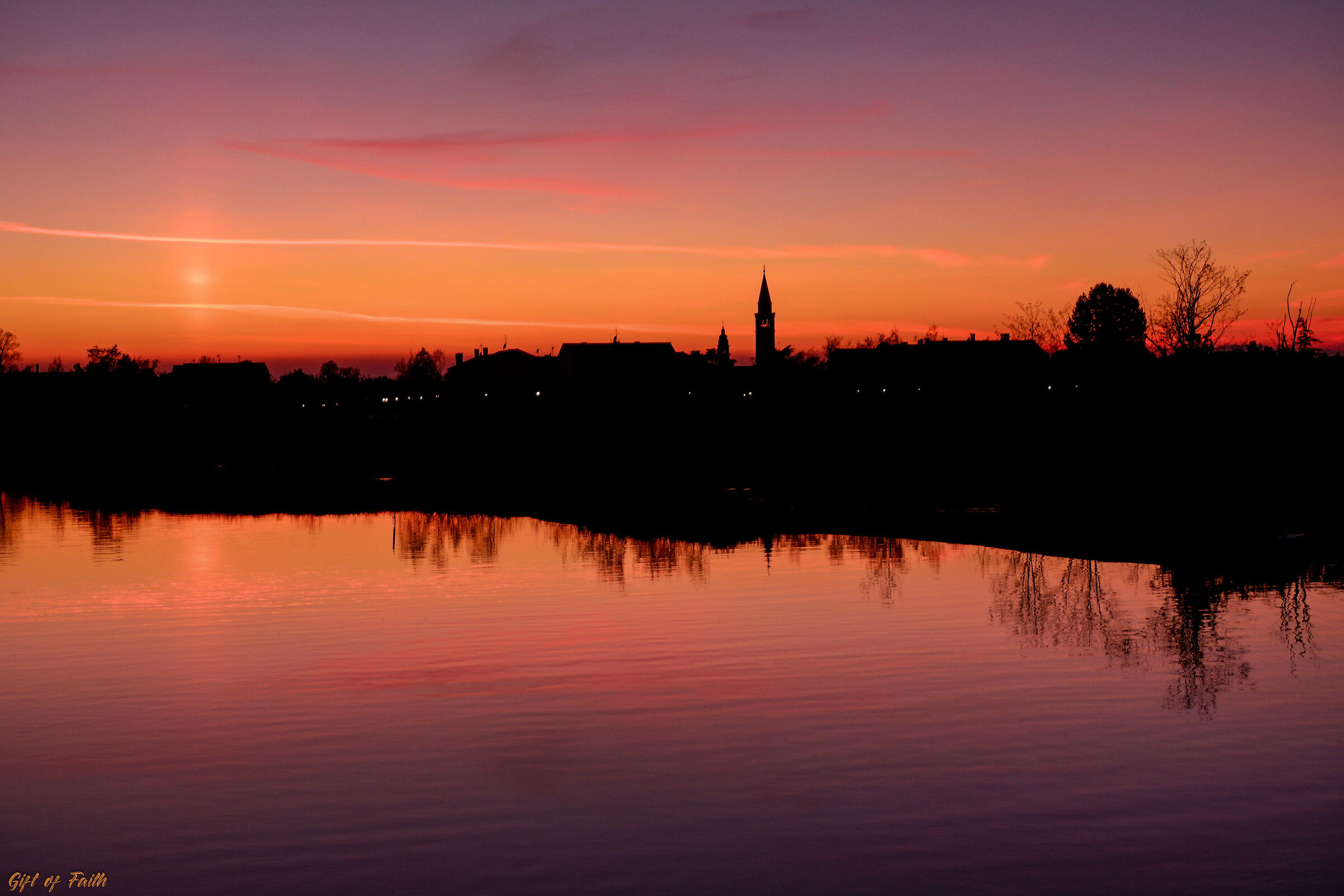 The first sunset x-t200