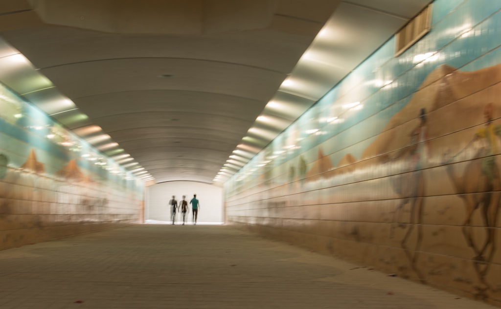 Three at the end of the Tunnel