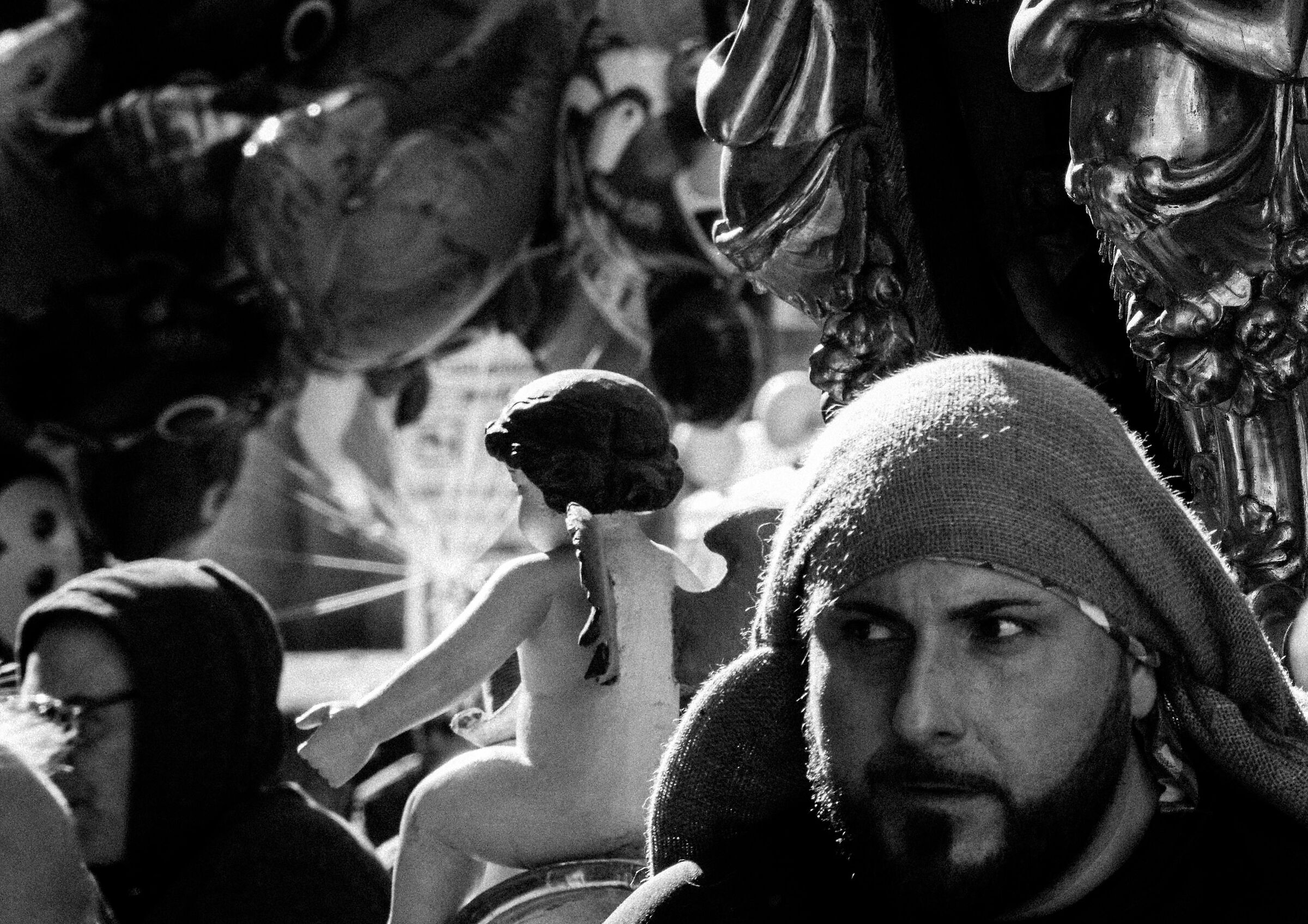 A candle-bearer (fishers)