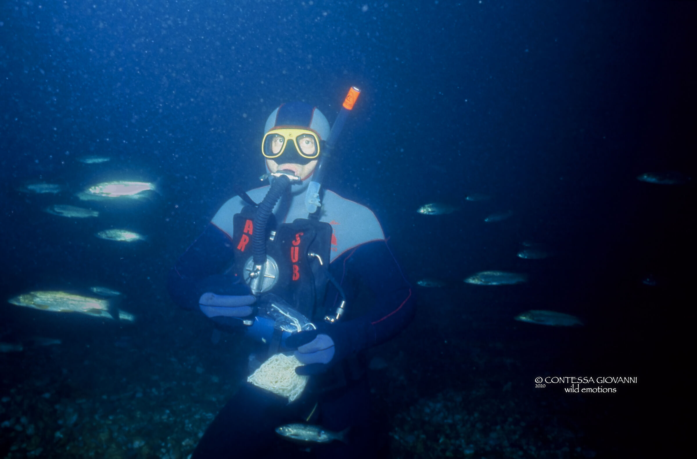 immersione con ARO nella Piave fiume sacro alla Patria