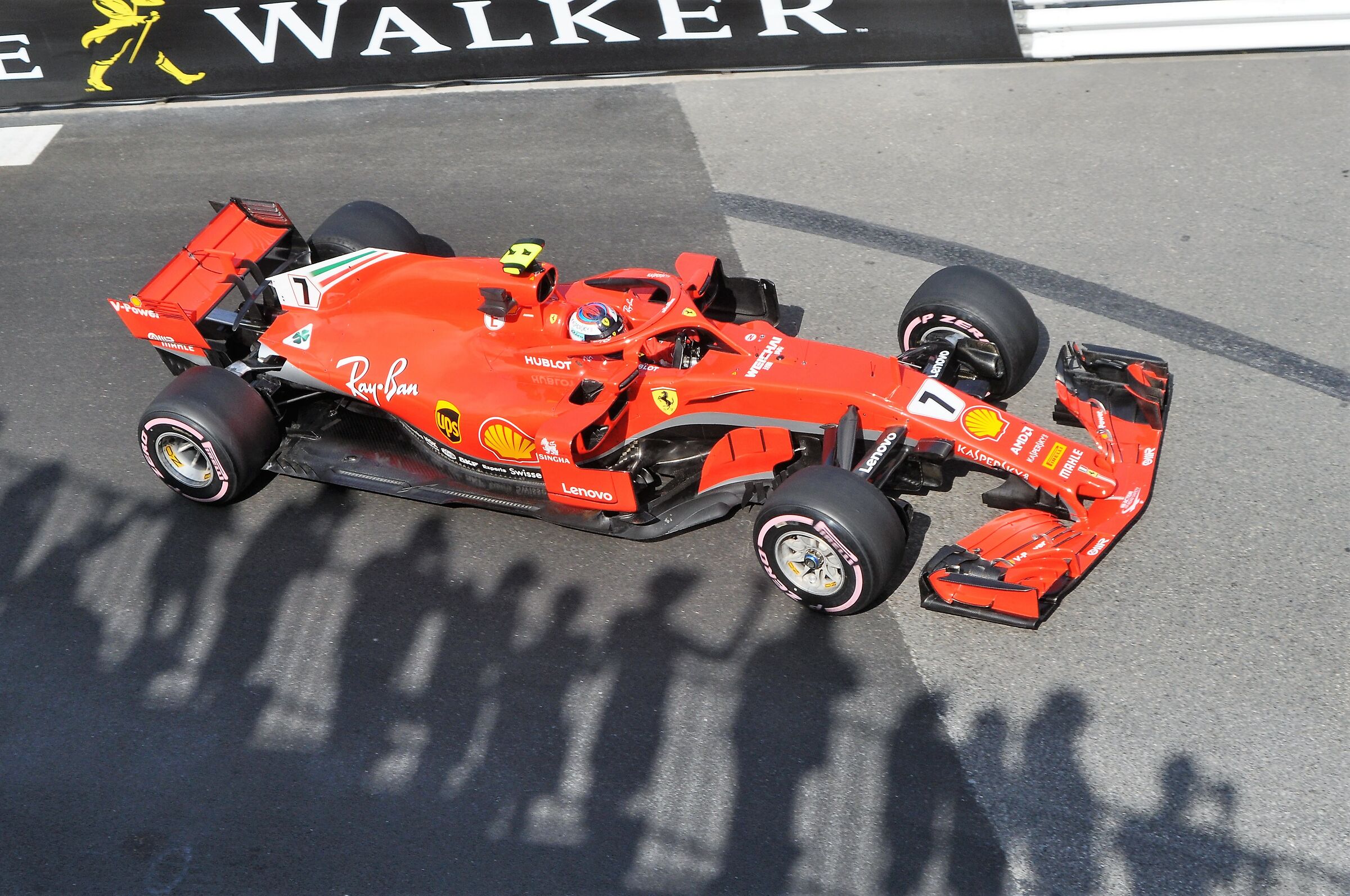 Kimi Raikkonen ed il pubblico...