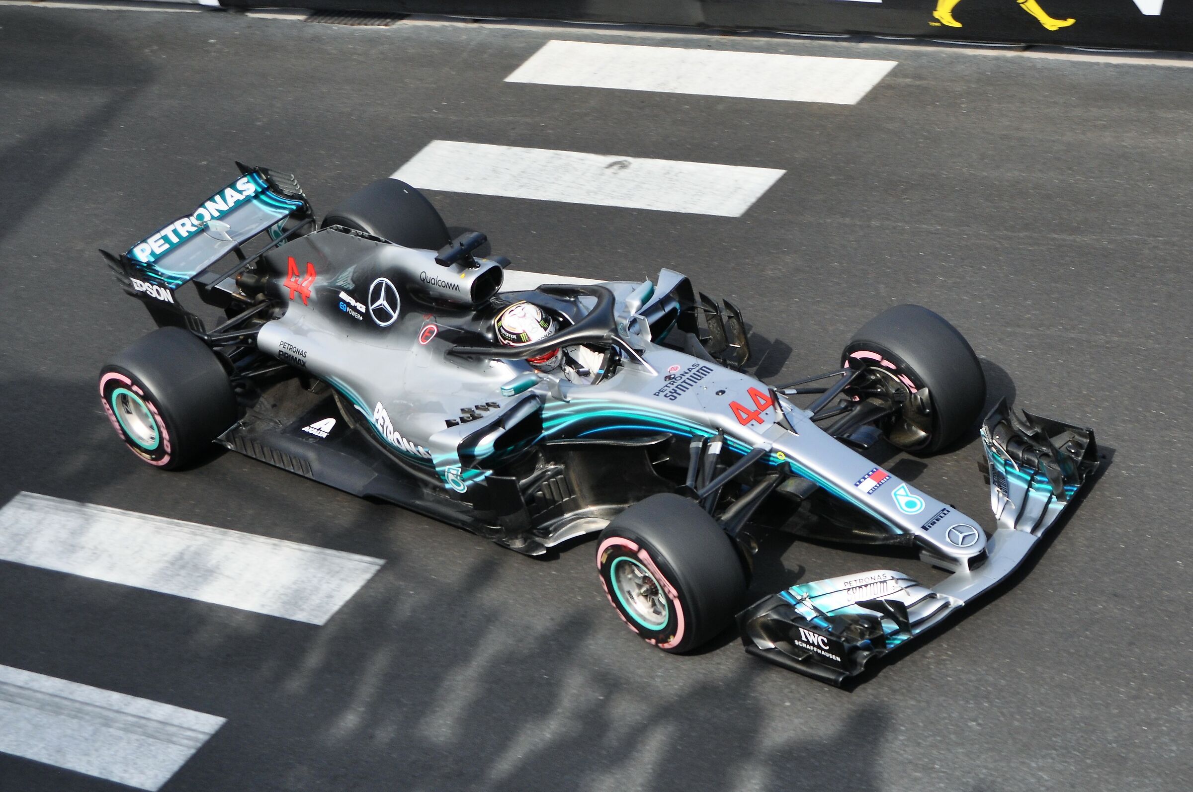 Lewis Hamilton Mercedes in Monaco 2018