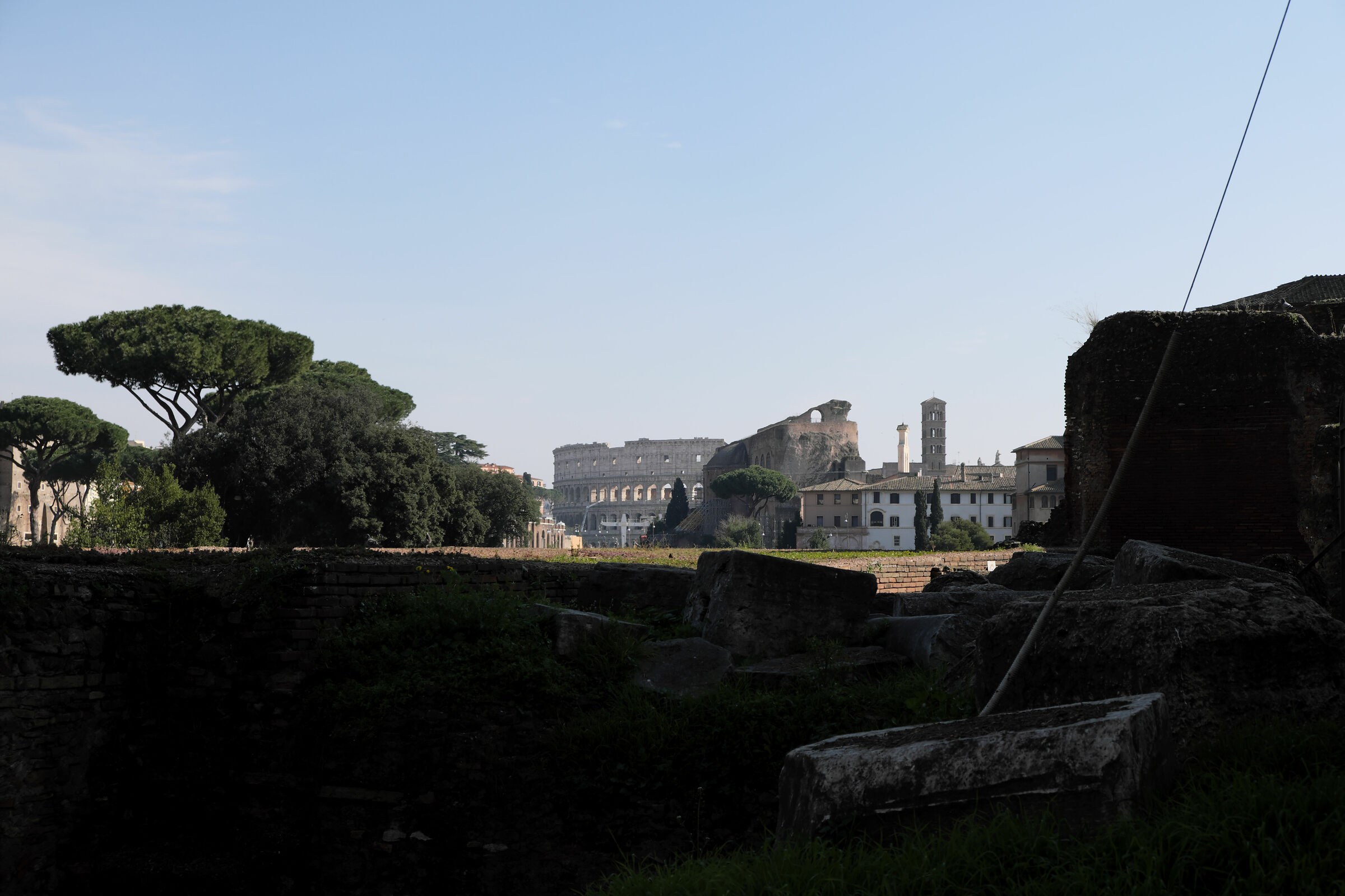 Veduta del Colosseo