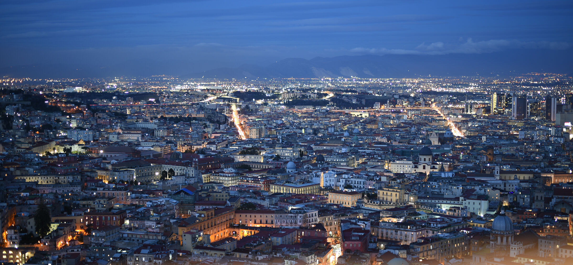 Veduta di Napoli dal belvedere di S. Martino