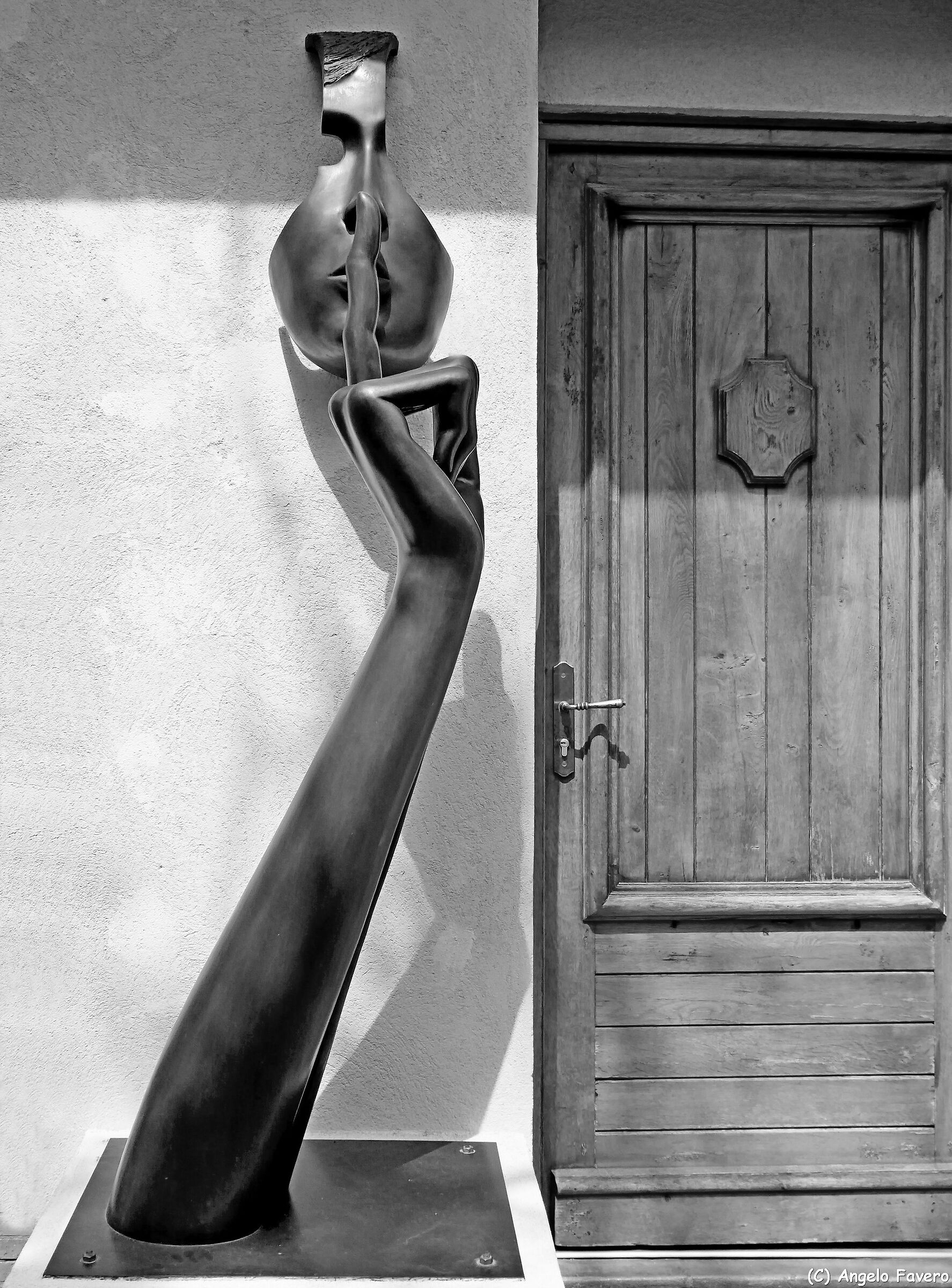 silence before entering