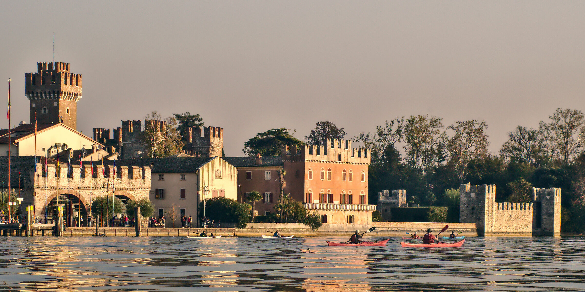Lazise at sunset