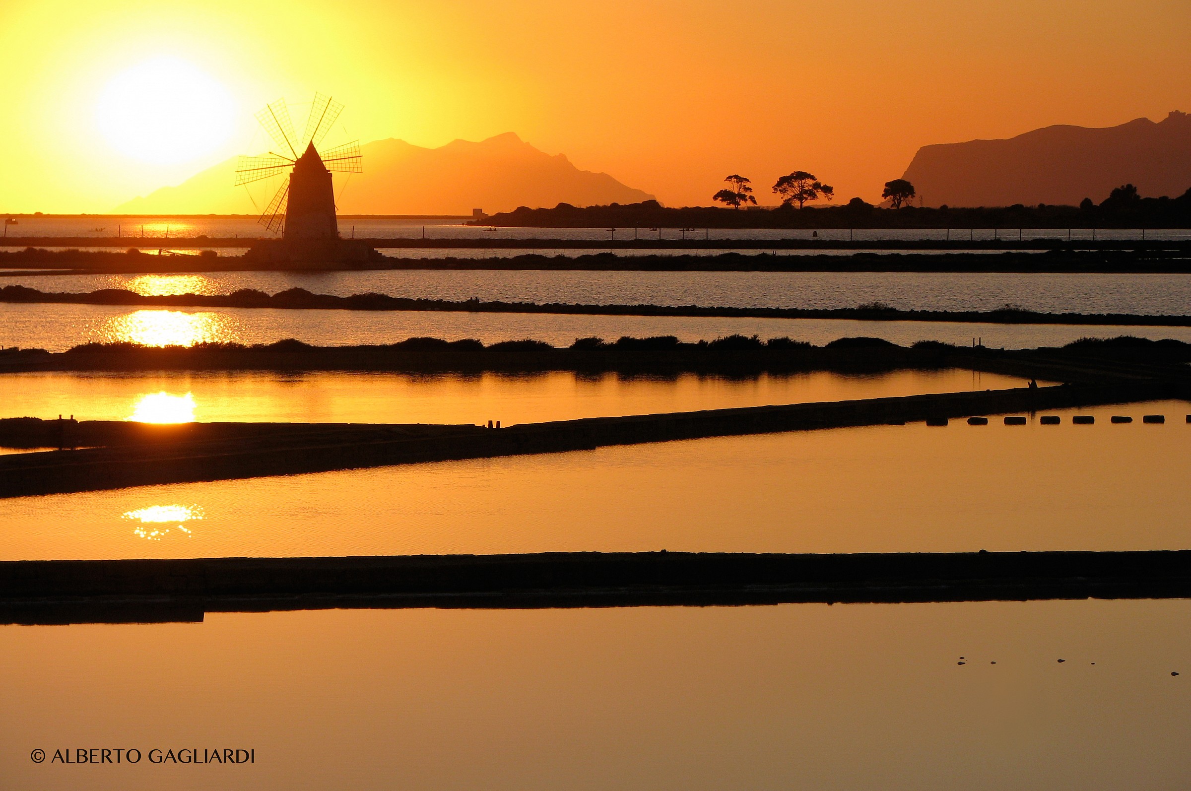 Sunset on the Lagoon