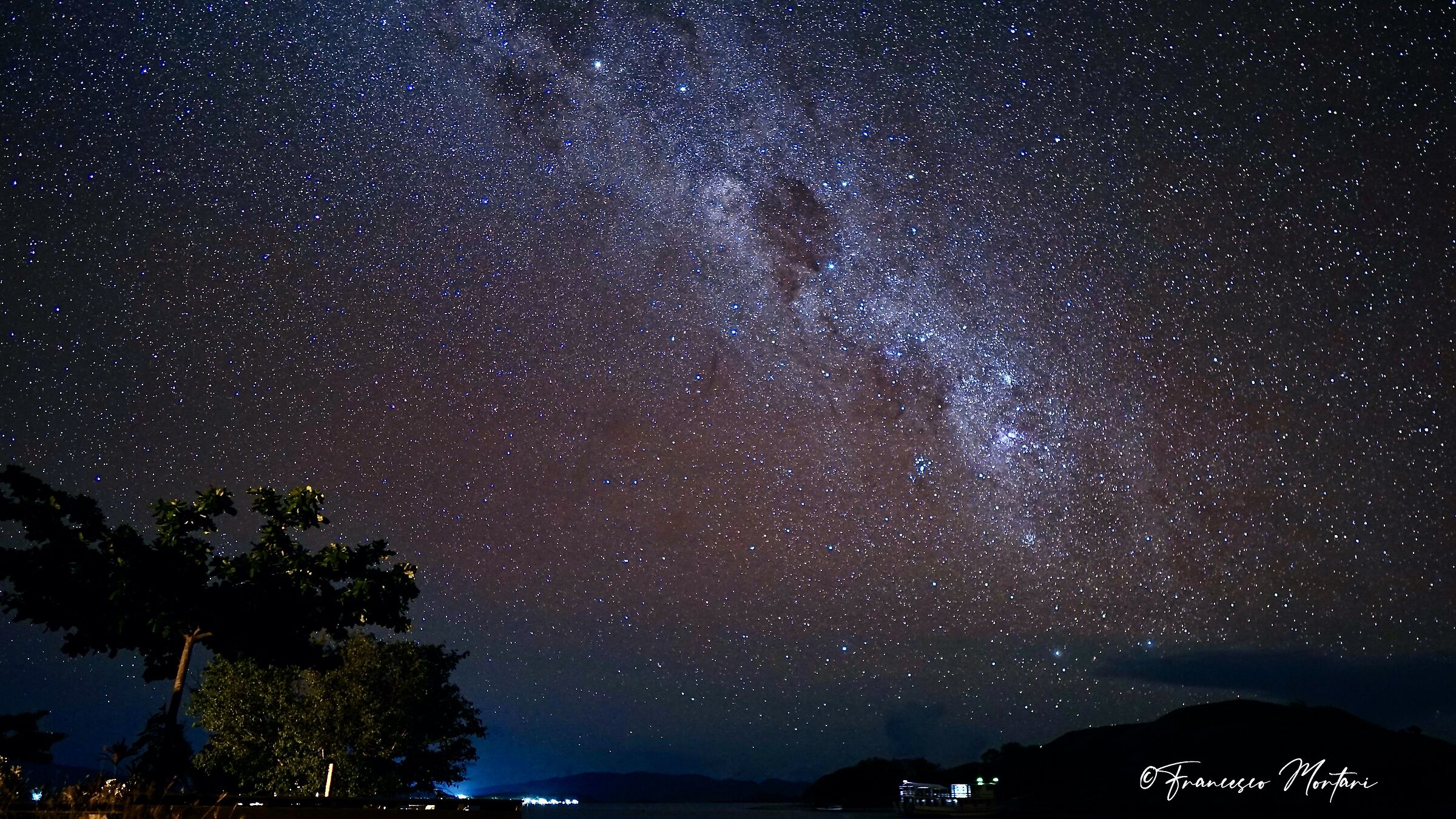 Milky Way in Sebayour Island, Komodo, Indonesia