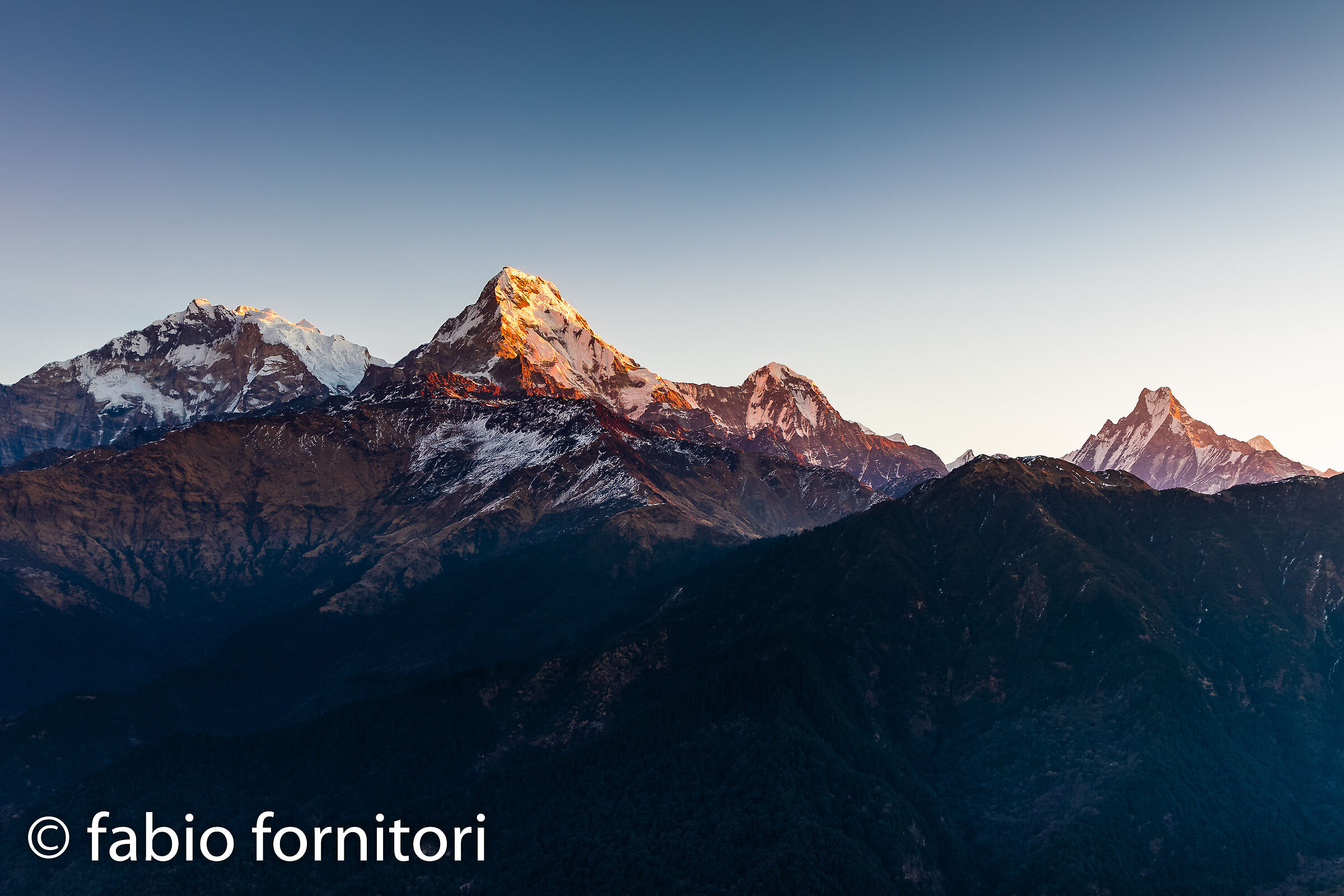 Annapurna early morning Poonhill poker view, Nepal 2019