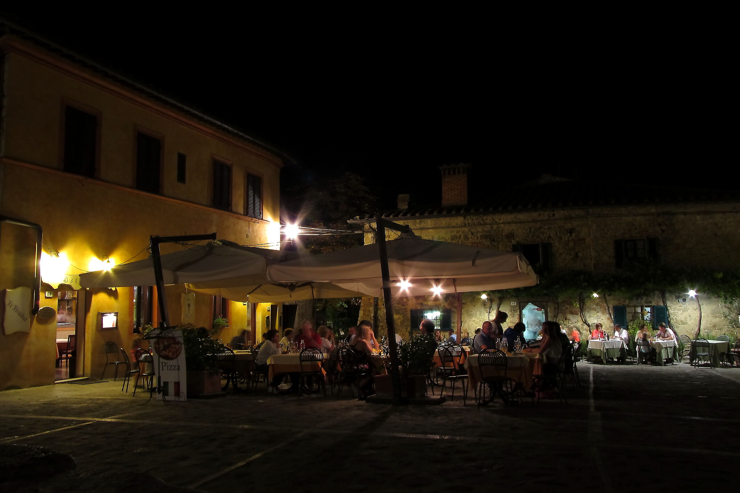 An evening in Monteriggioni