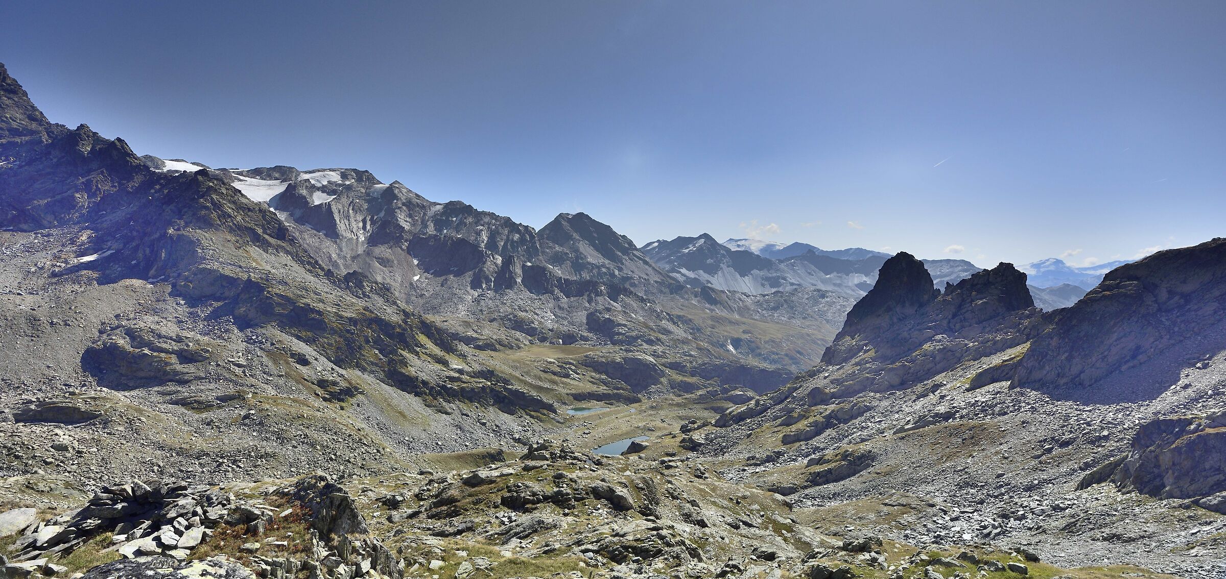 ci troviamo a circa 2700m appena sopra il colle