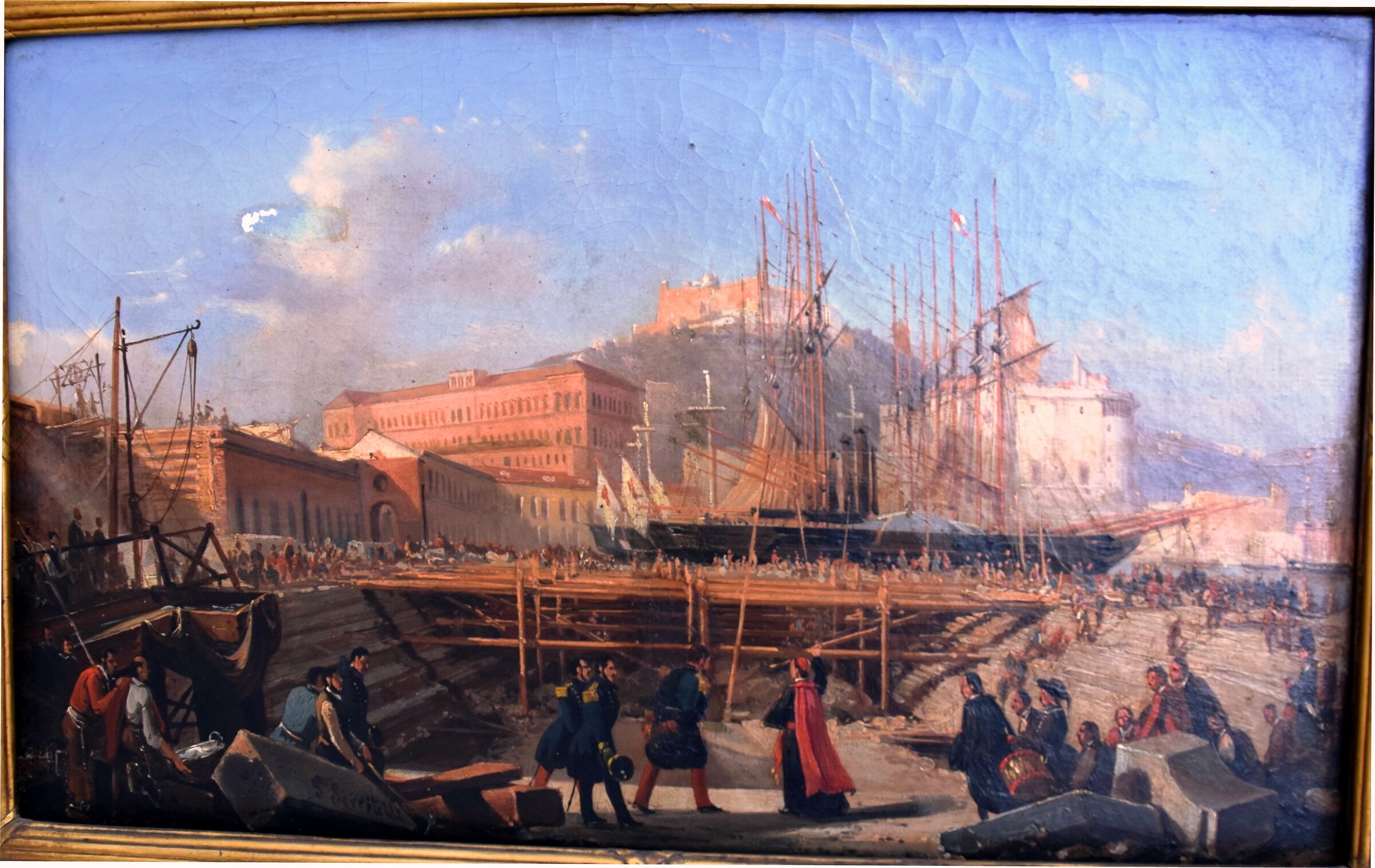 Serritelli "L'inaugurazione dei bacini di carenaggi...