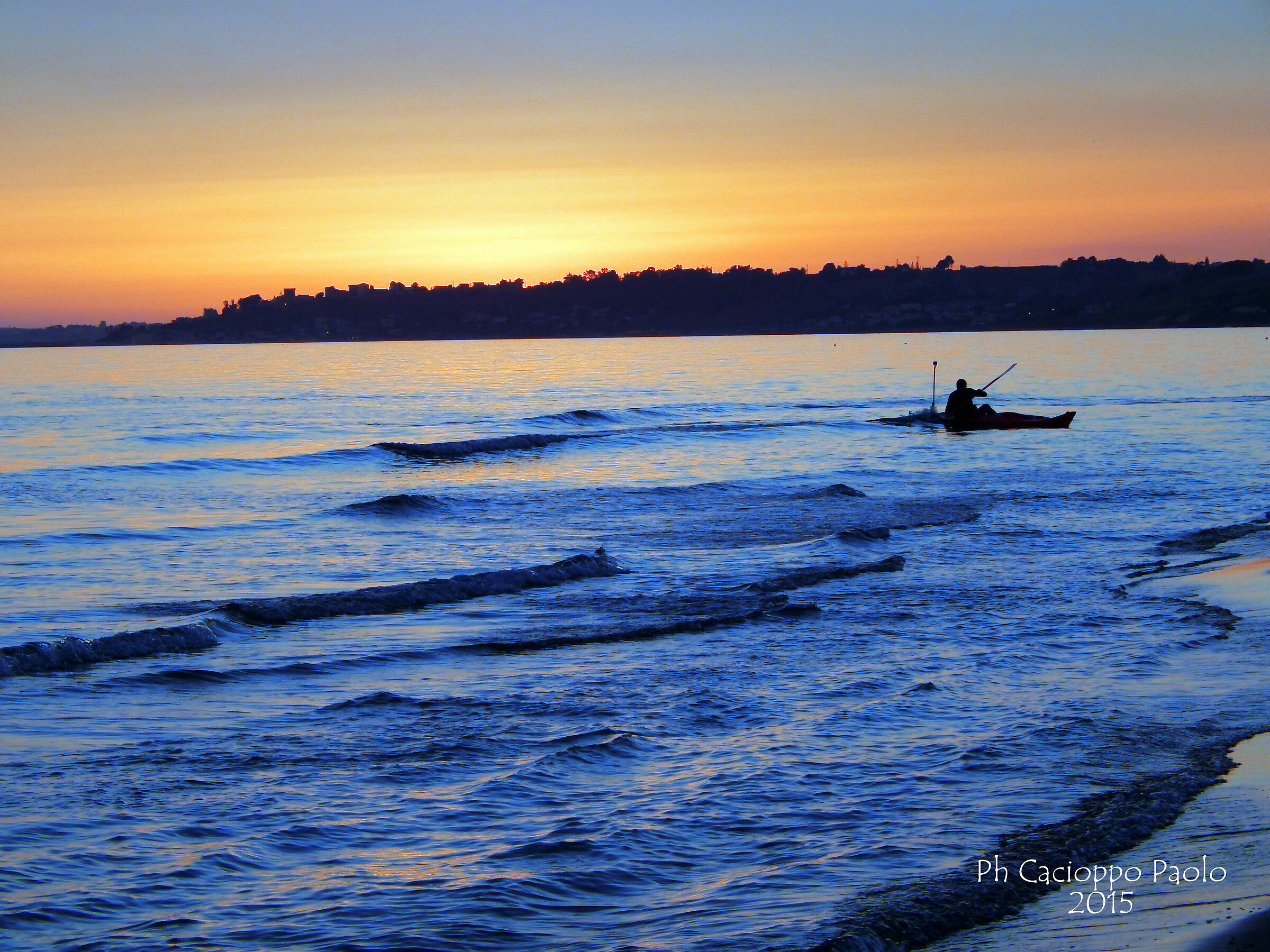 Rientro in canoa